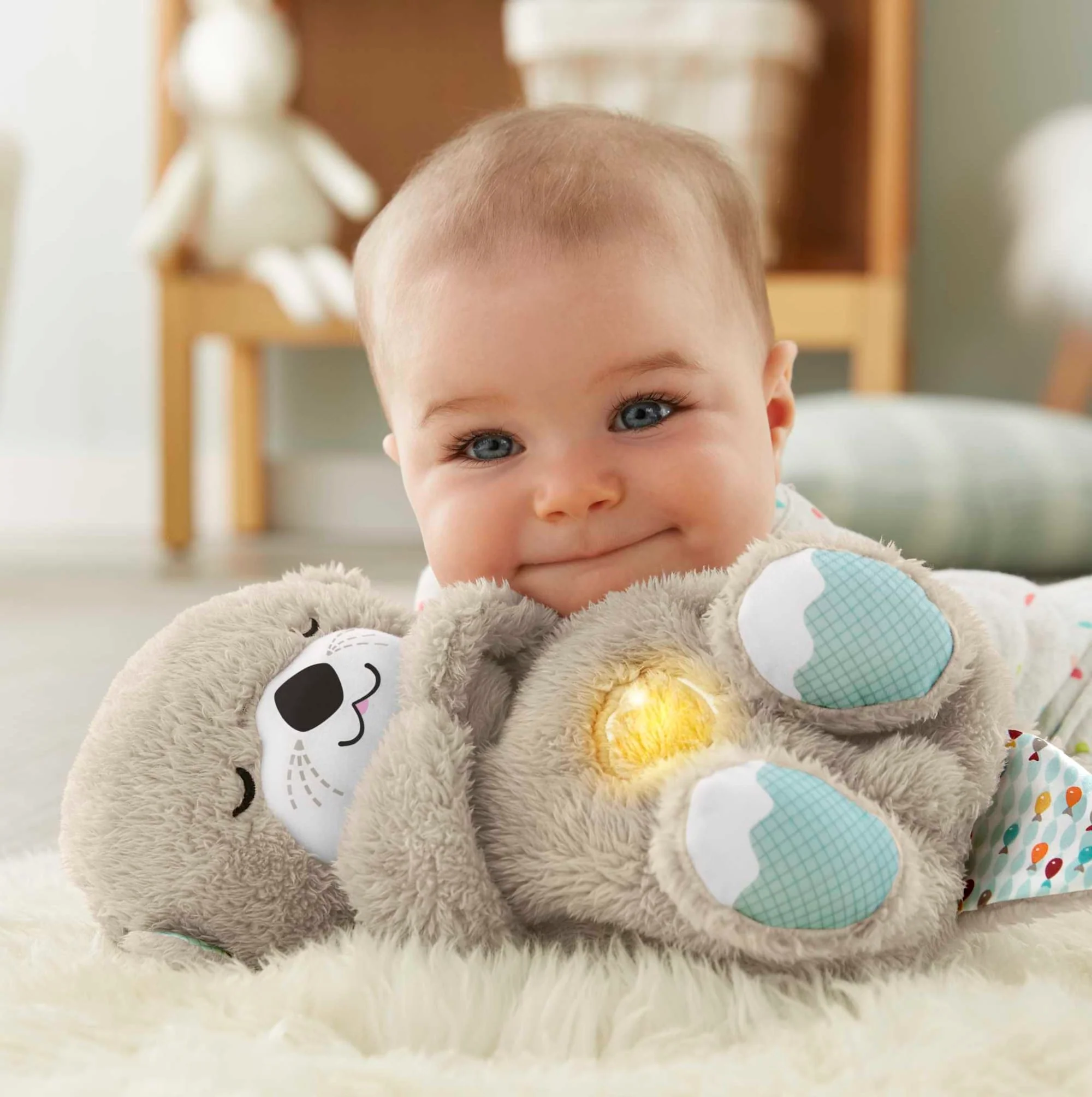 Fisher-Price Baby Brinquedo para Bebês Lontra Hora de Dormir - Image 4
