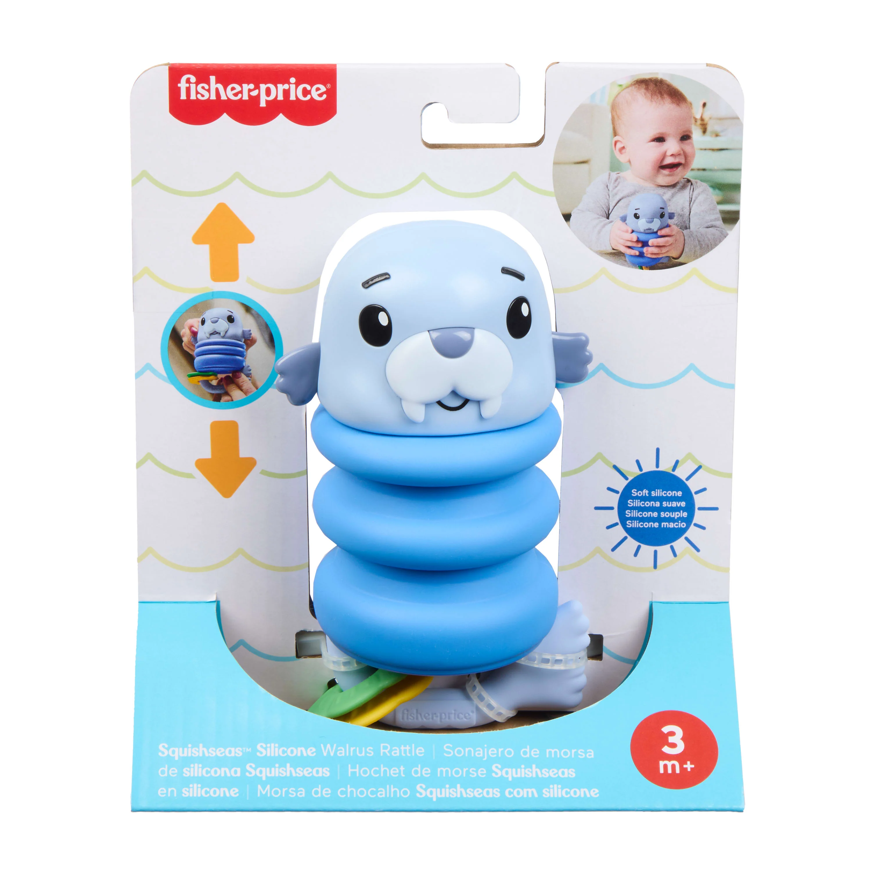 Fisher-Price Baby Brinquedo para Bebês Mordedores do mar - Image 2