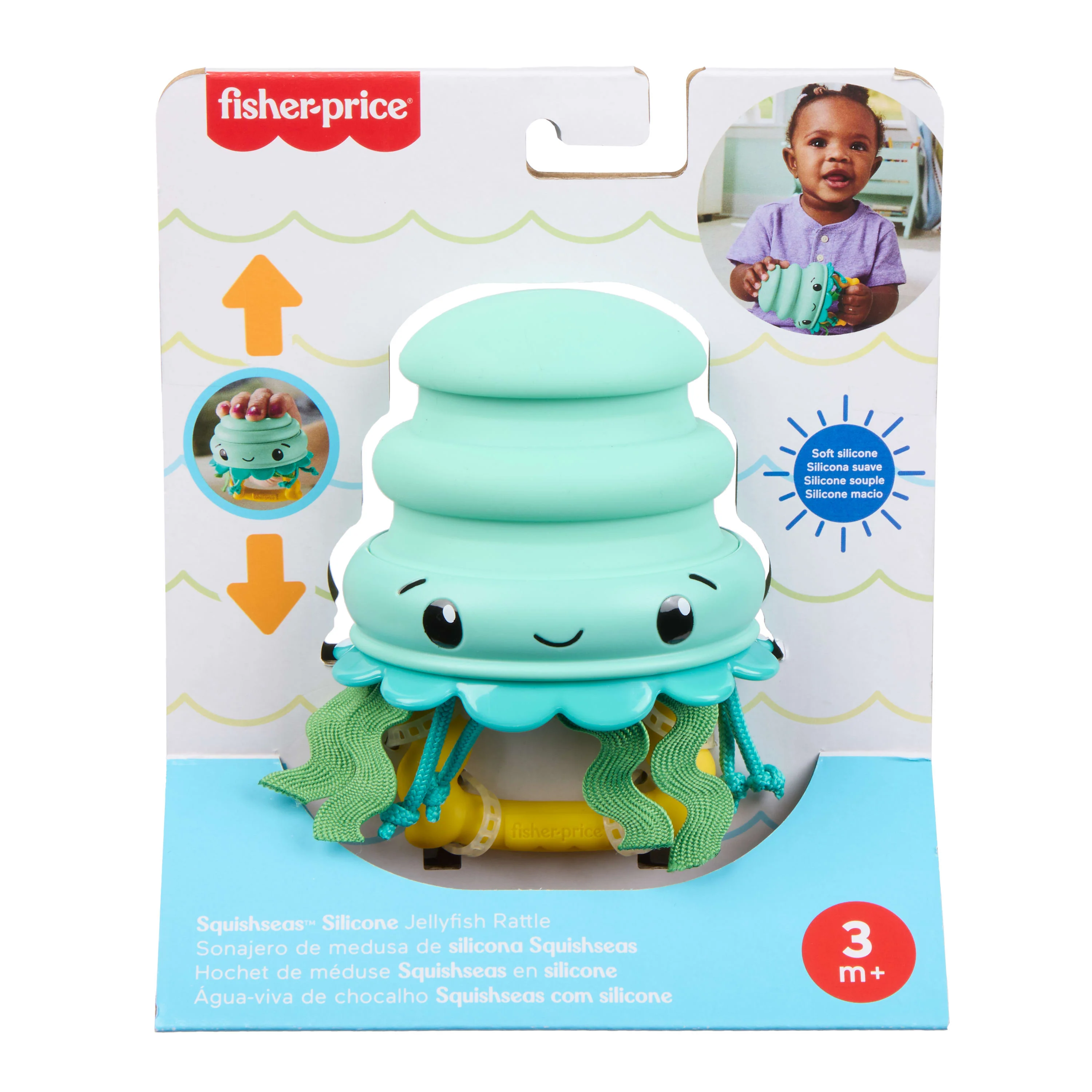 Fisher-Price Baby Brinquedo para Bebês Mordedores do mar - Image 3