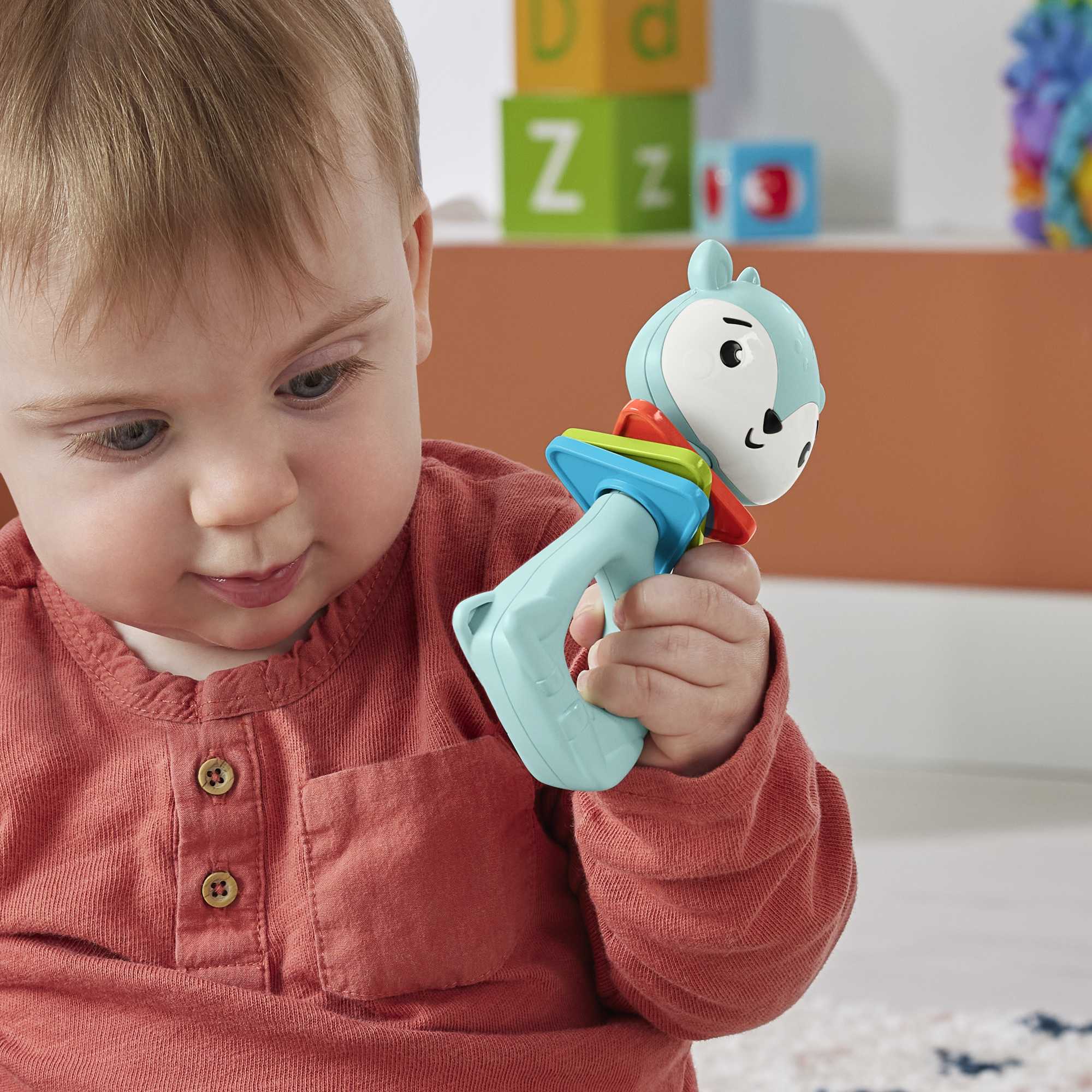 Fisher-Price Baby Chocalho para Bebês Sensimals Veado - Image 3