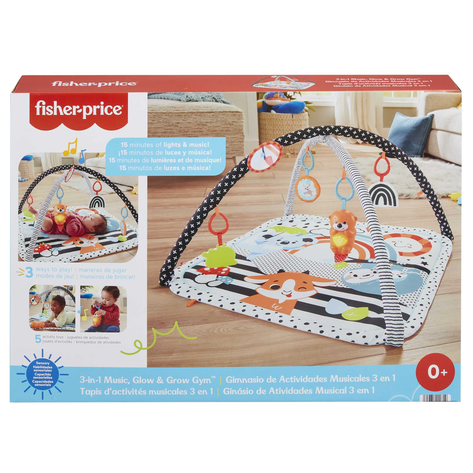 Fisher-Price Baby Gimnasio para Bebés Actividades Musicales 3 en1 - Image 6