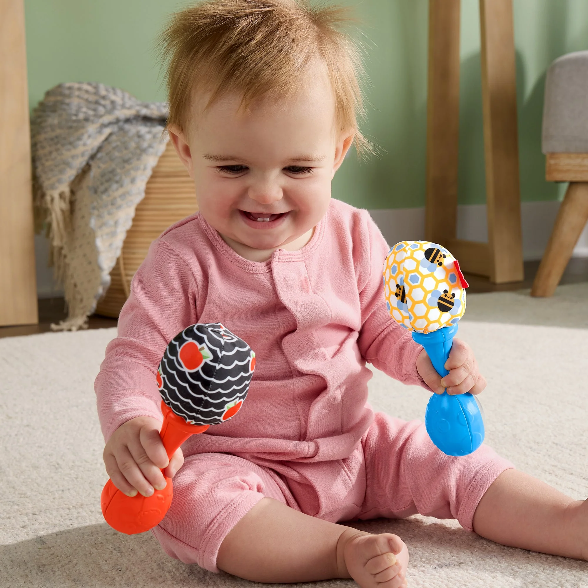 Fisher-Price Baby Juguete para Bebés maracas divertidas del bosque - Image 4