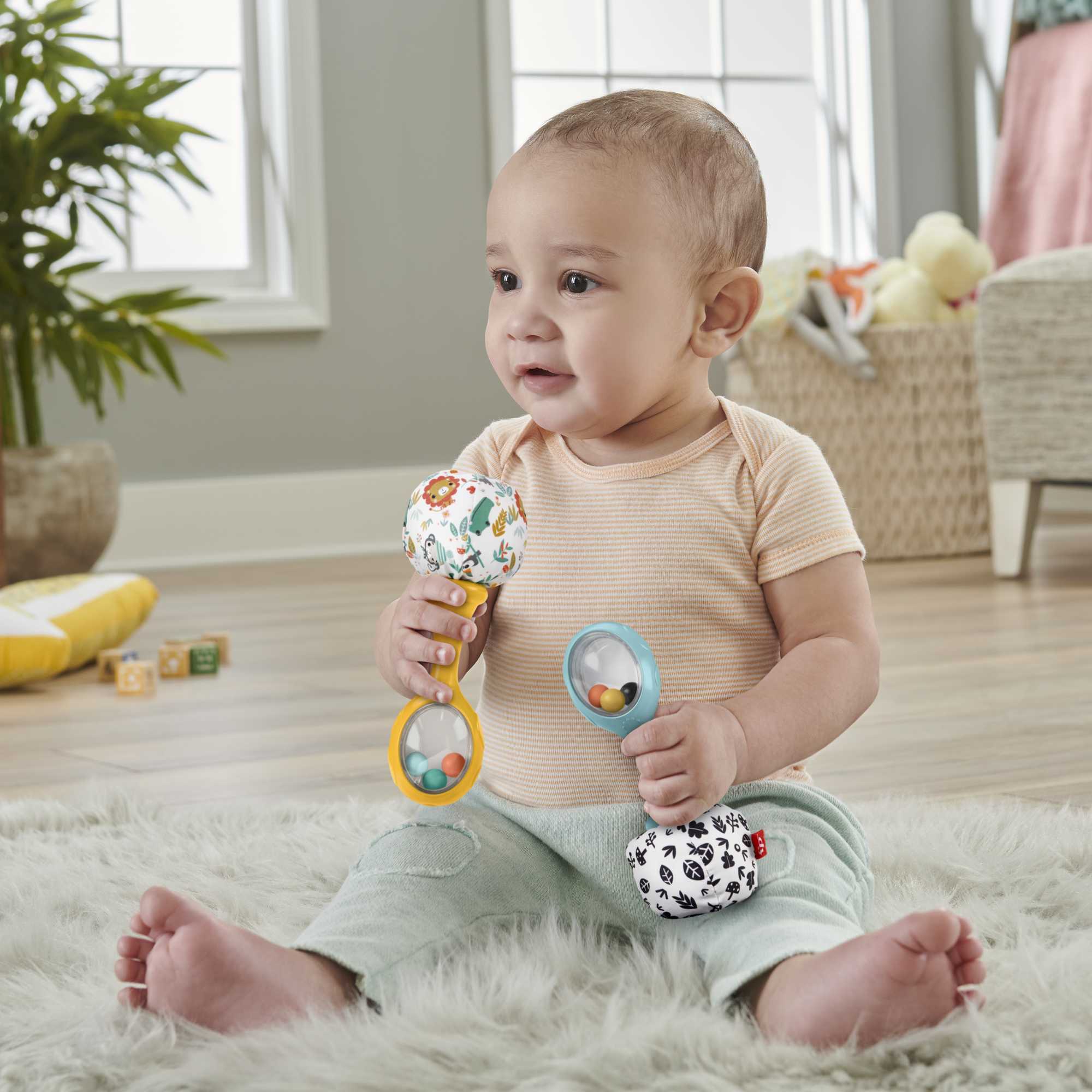 Fisher-Price Baby Sonaja para bebés maracas divertidas - Image 3