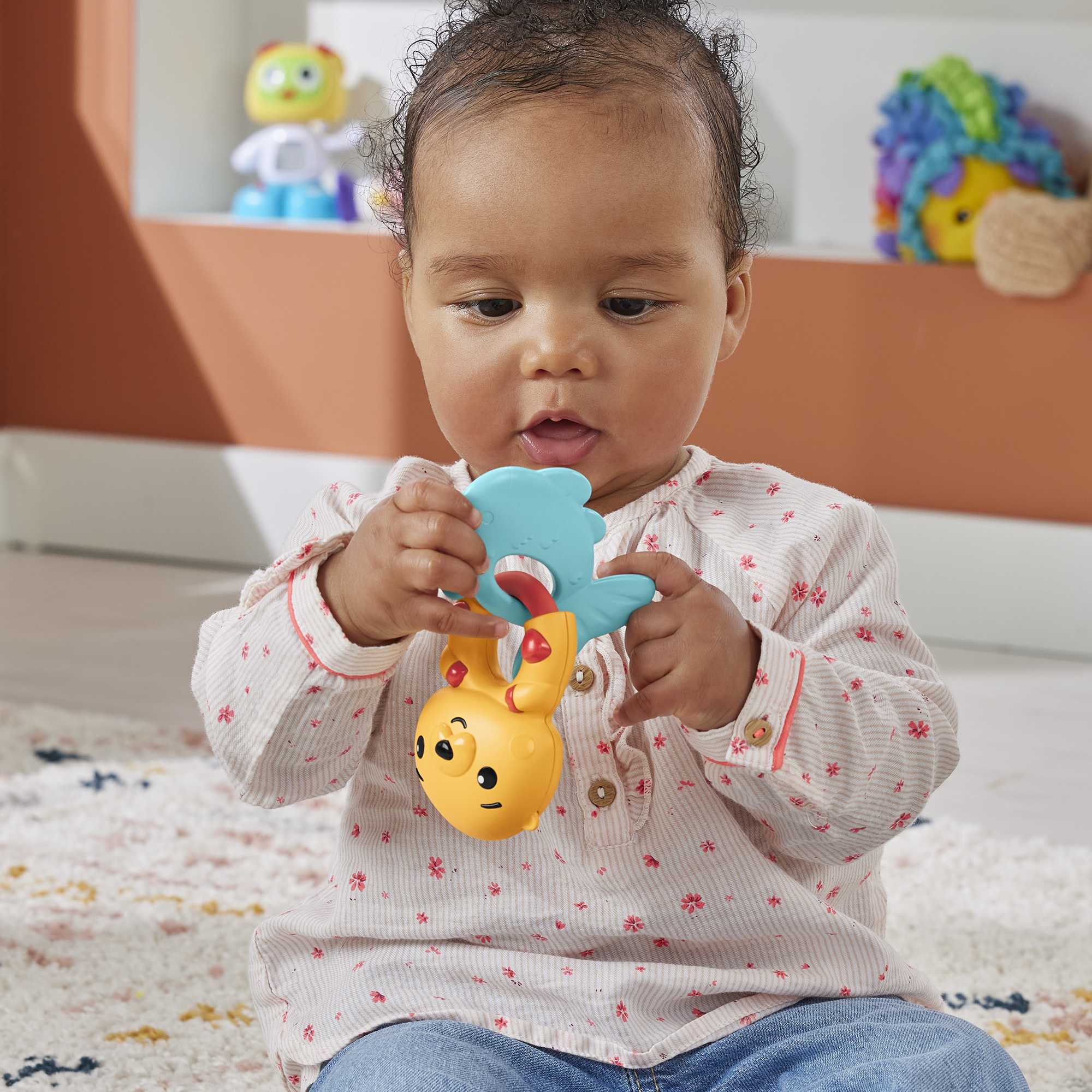 Fisher-Price Baby Sonaja para Bebés Sensimals Leopardo - Image 4