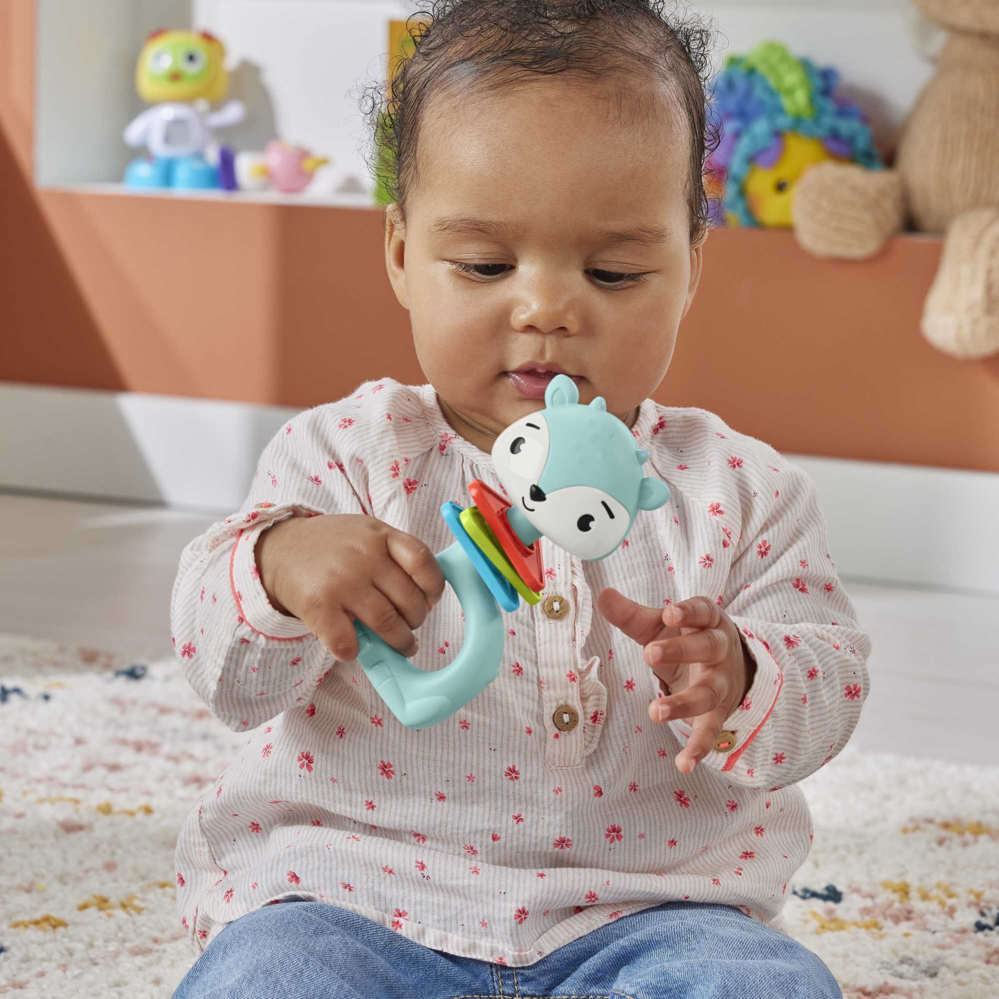Fisher-Price Baby Sonaja para Bebés Sensimals Venado - Image 2