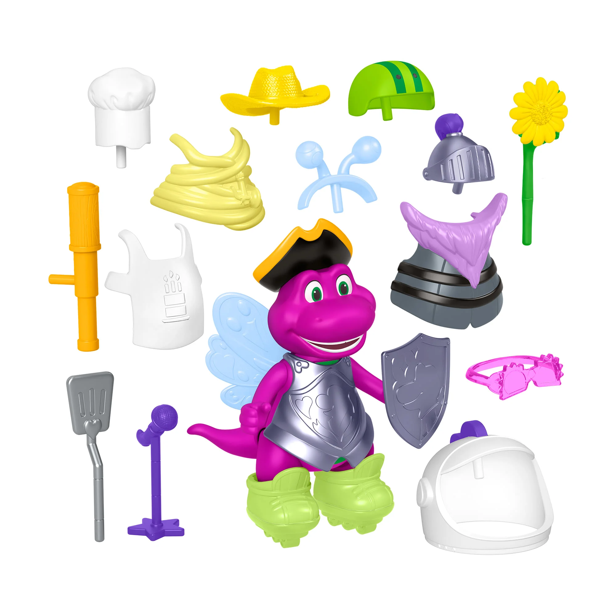 Fisher-Price  Barney'S World  Coffret  Barney Costumé, 20 Éléments - Image 2