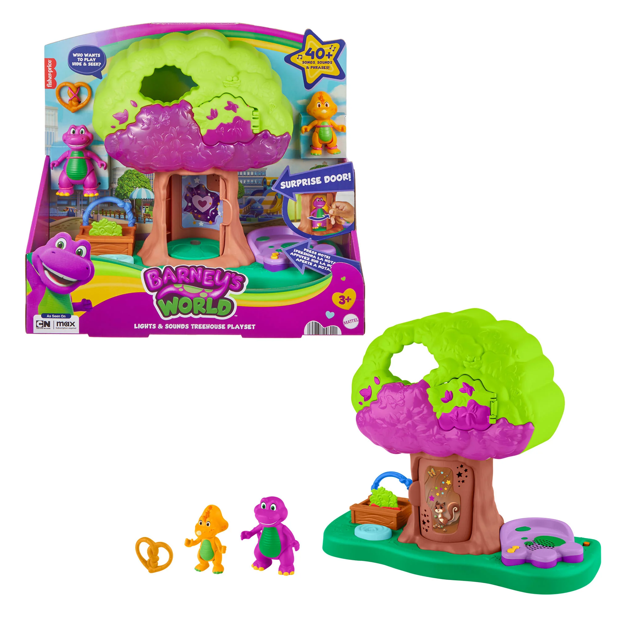 Fisher-Price® Barney’S World Coffret de Jeu Cabane Sons et Lumières