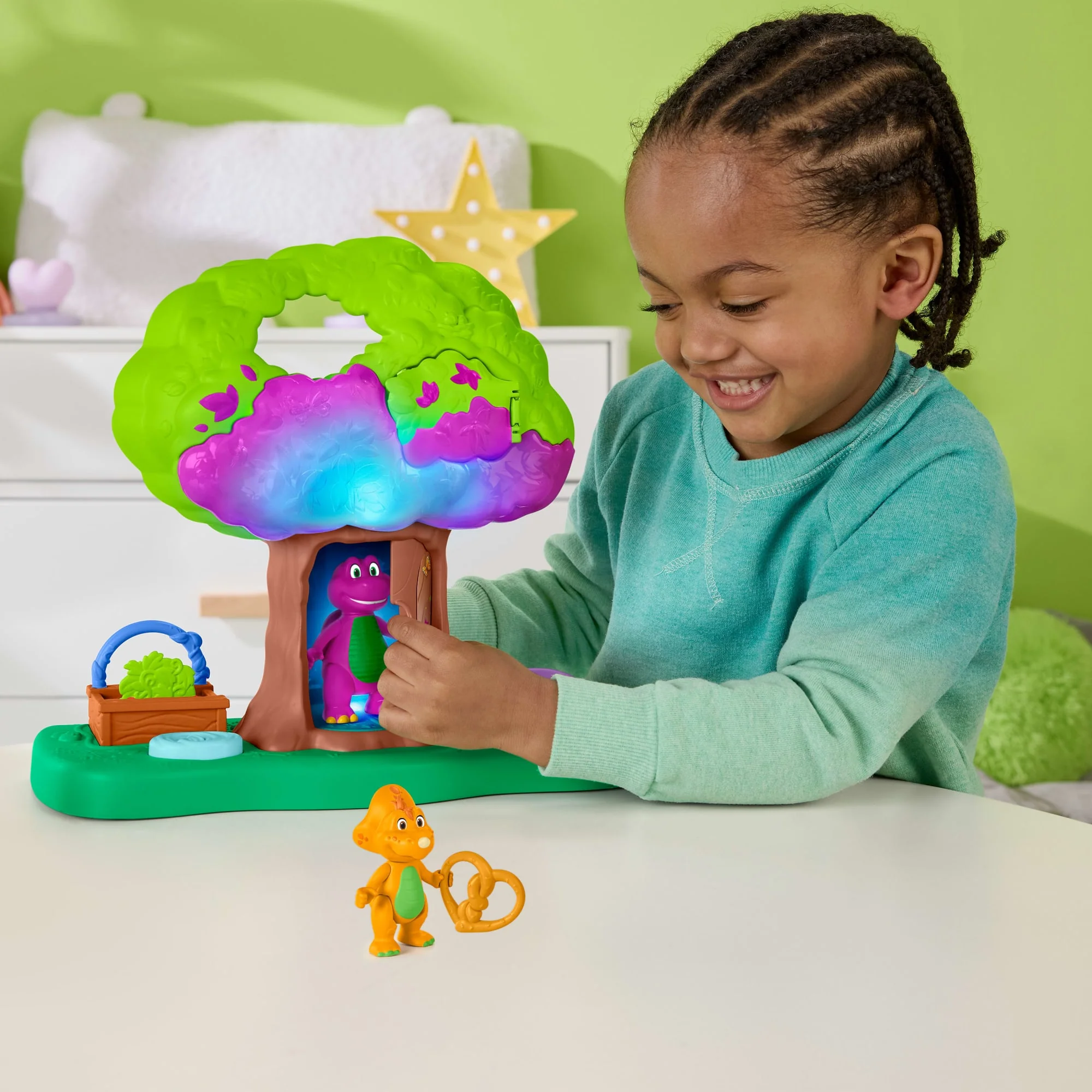 Fisher-Price® Barney’S World Coffret de Jeu Cabane Sons et Lumières - Image 2