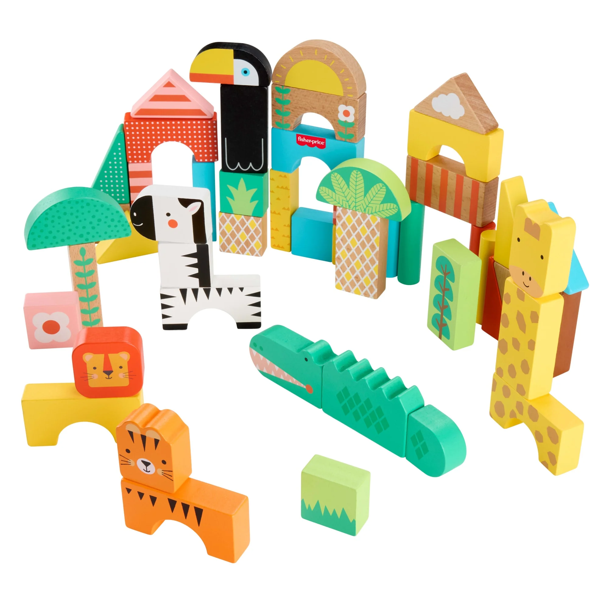 Fisher-Price® Blocs de La Jungle en Bois - Image 4