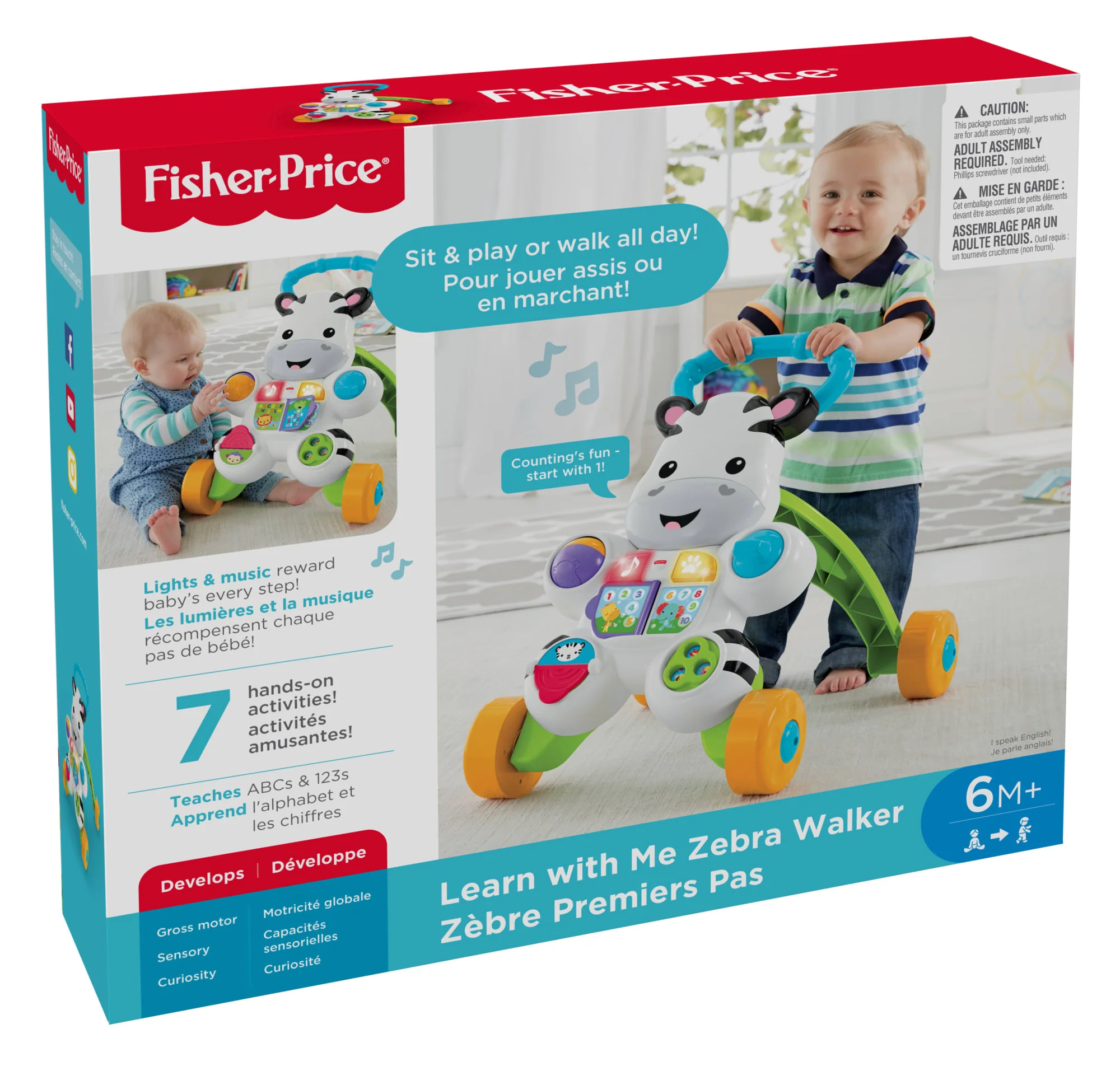 Fisher-Price Brinquedo para Bebês Apoiador Zebra - Image 6