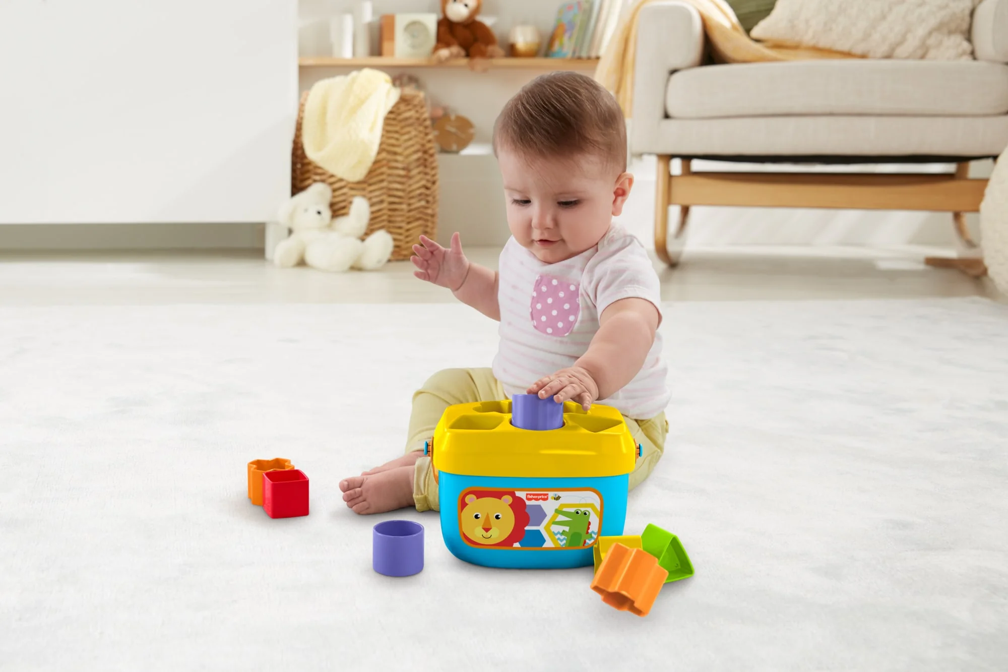 Fisher-Price Brinquedo para Bebês Balde Primeiros Blocos - Image 2