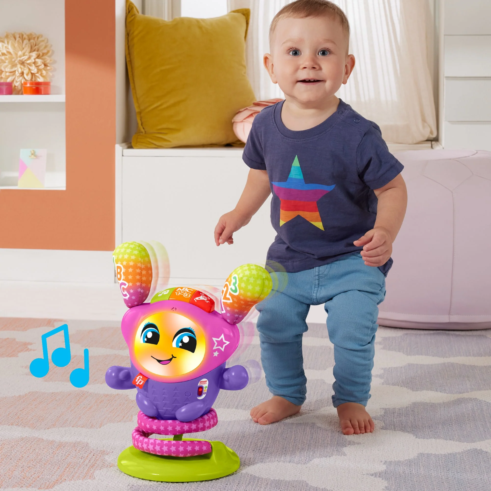 Fisher-Price Brinquedo para Bebês Dj Belle Pular e Aprender - Image 2