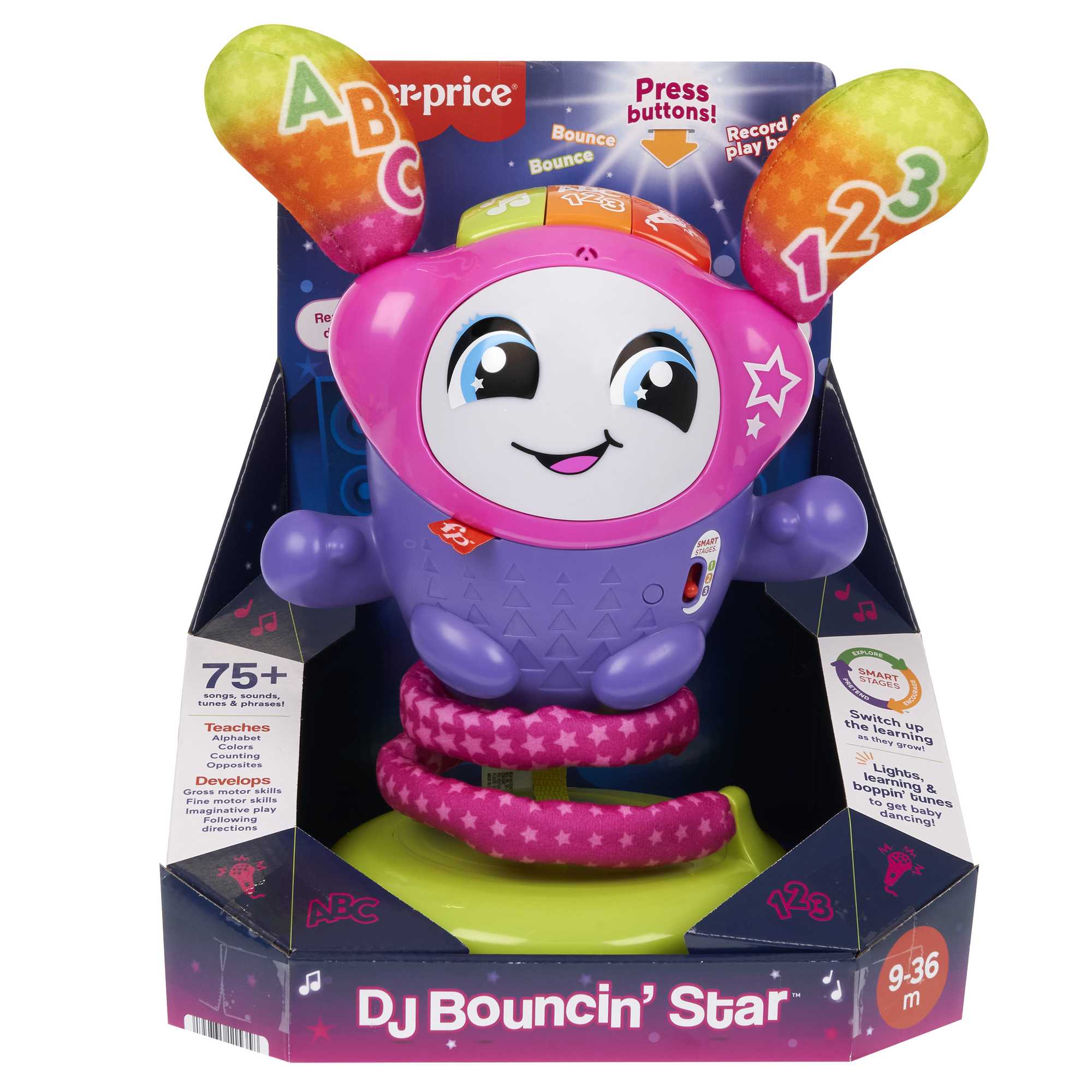 Fisher-Price Brinquedo para Bebês Dj Belle Pular e Aprender - Image 7