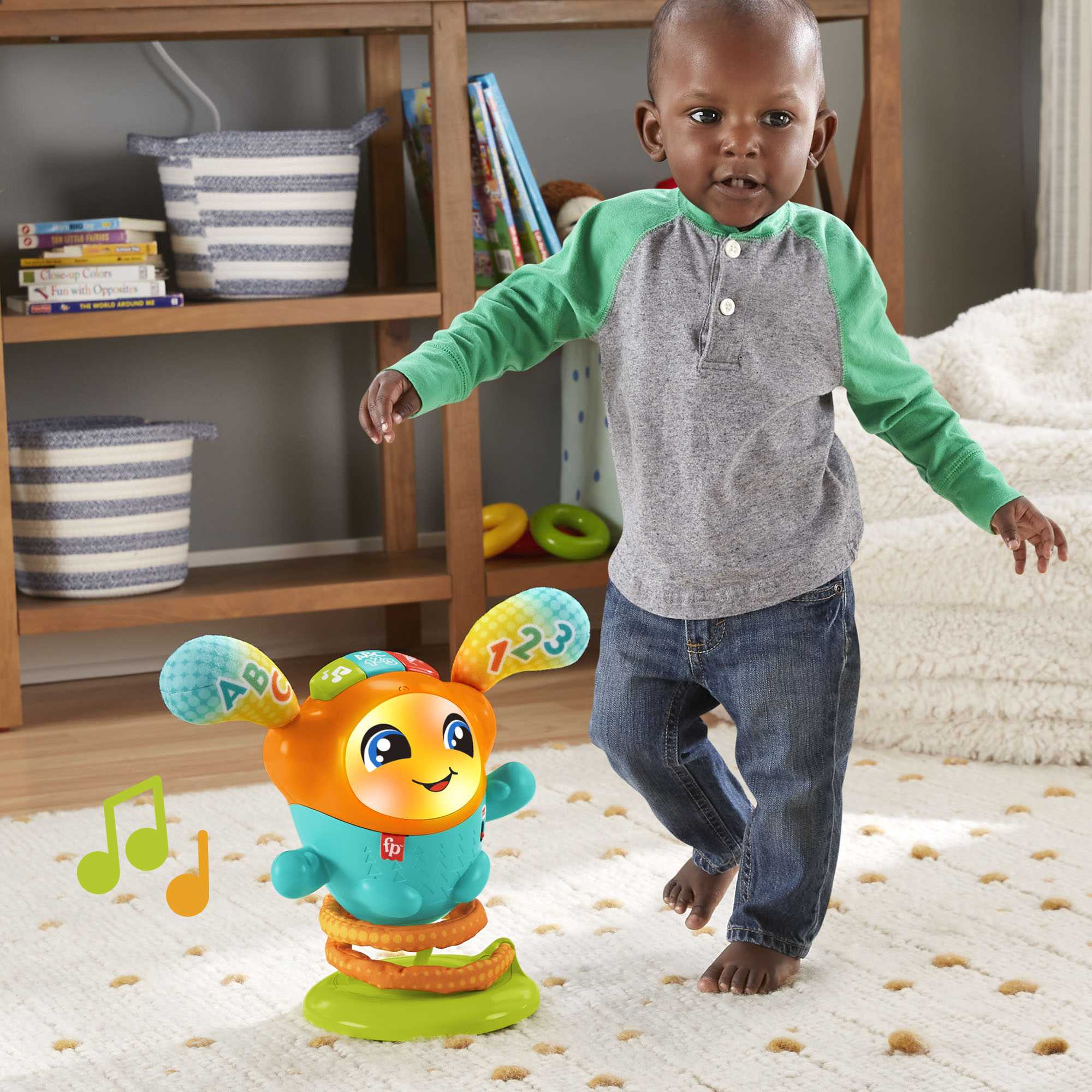 Fisher-Price Brinquedo para Bebês Dj Bouncy Pular e Aprender - Image 2