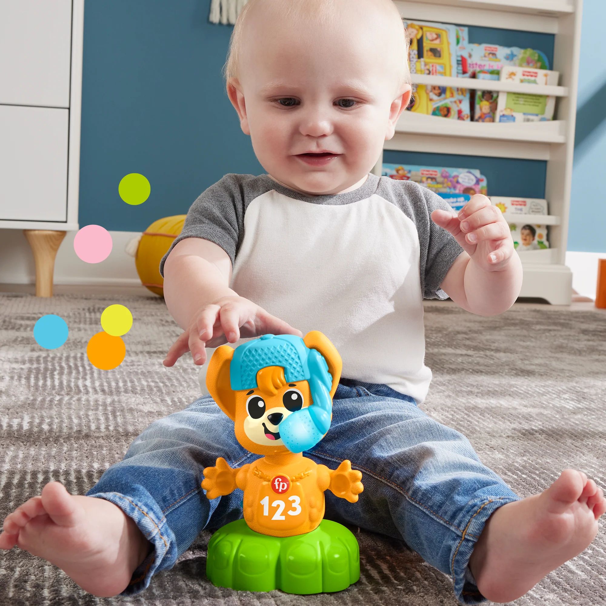 Fisher-Price Brinquedo para Bebês Esquadrão Musical Raposa Musical - Image 2