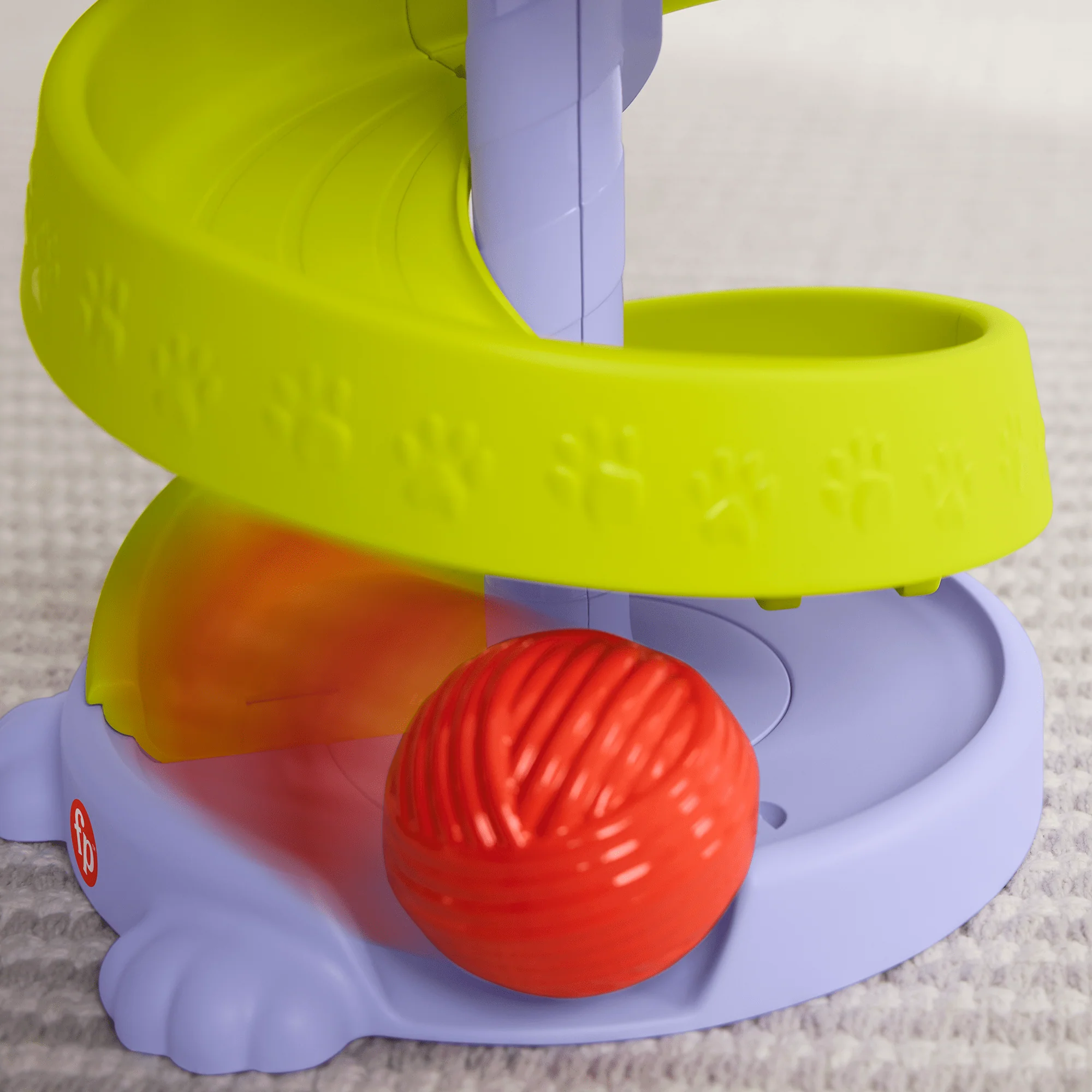Fisher-Price Brinquedo para Bebês Gatinho Bolinhas Rolando - Image 3