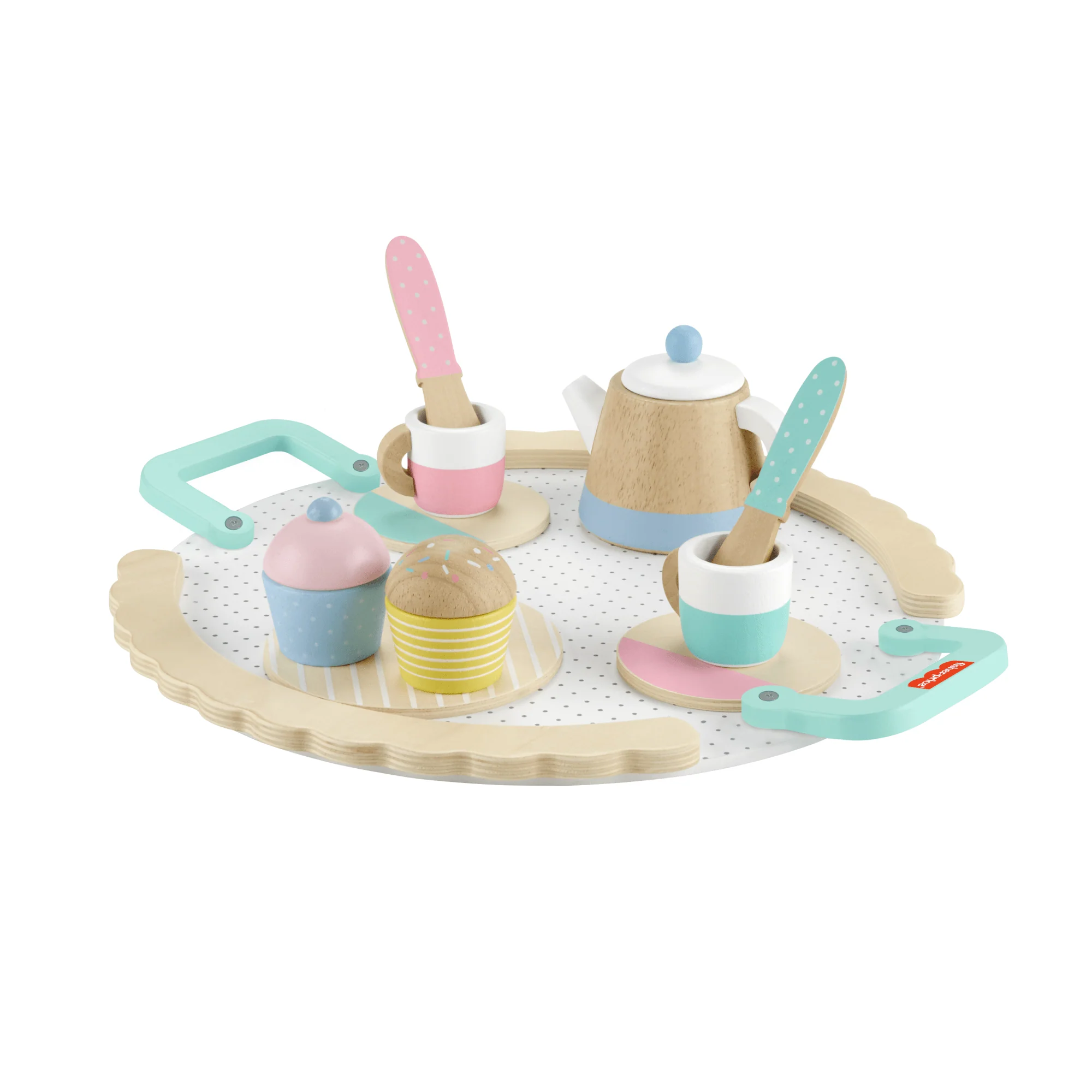 Fisher-Price Brinquedo para Bebês Jogo de Chá de Madeira - Image 6