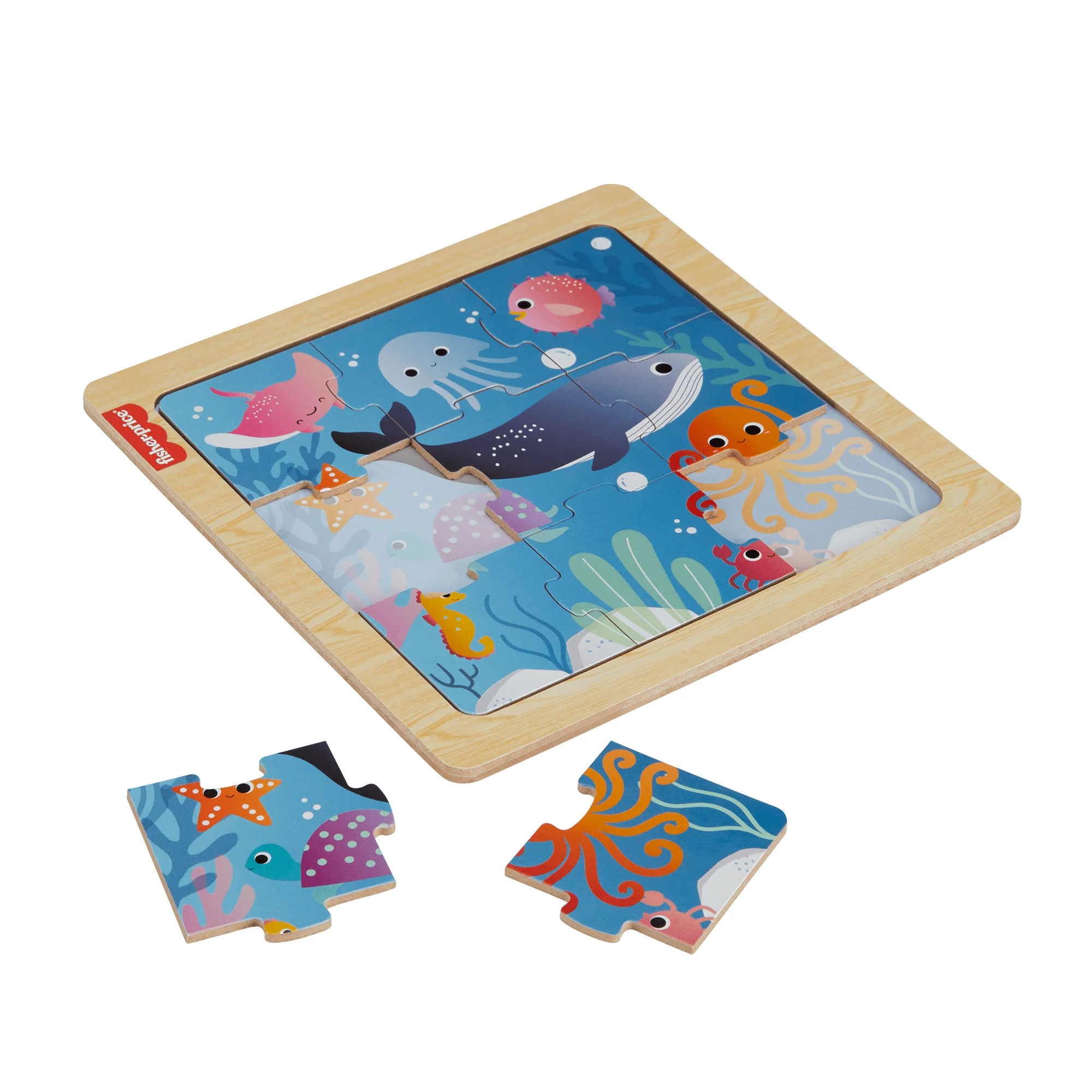 Fisher-Price Brinquedo para Bebês Meu Primeiro Quebra-cabeça de Madeira - Image 2