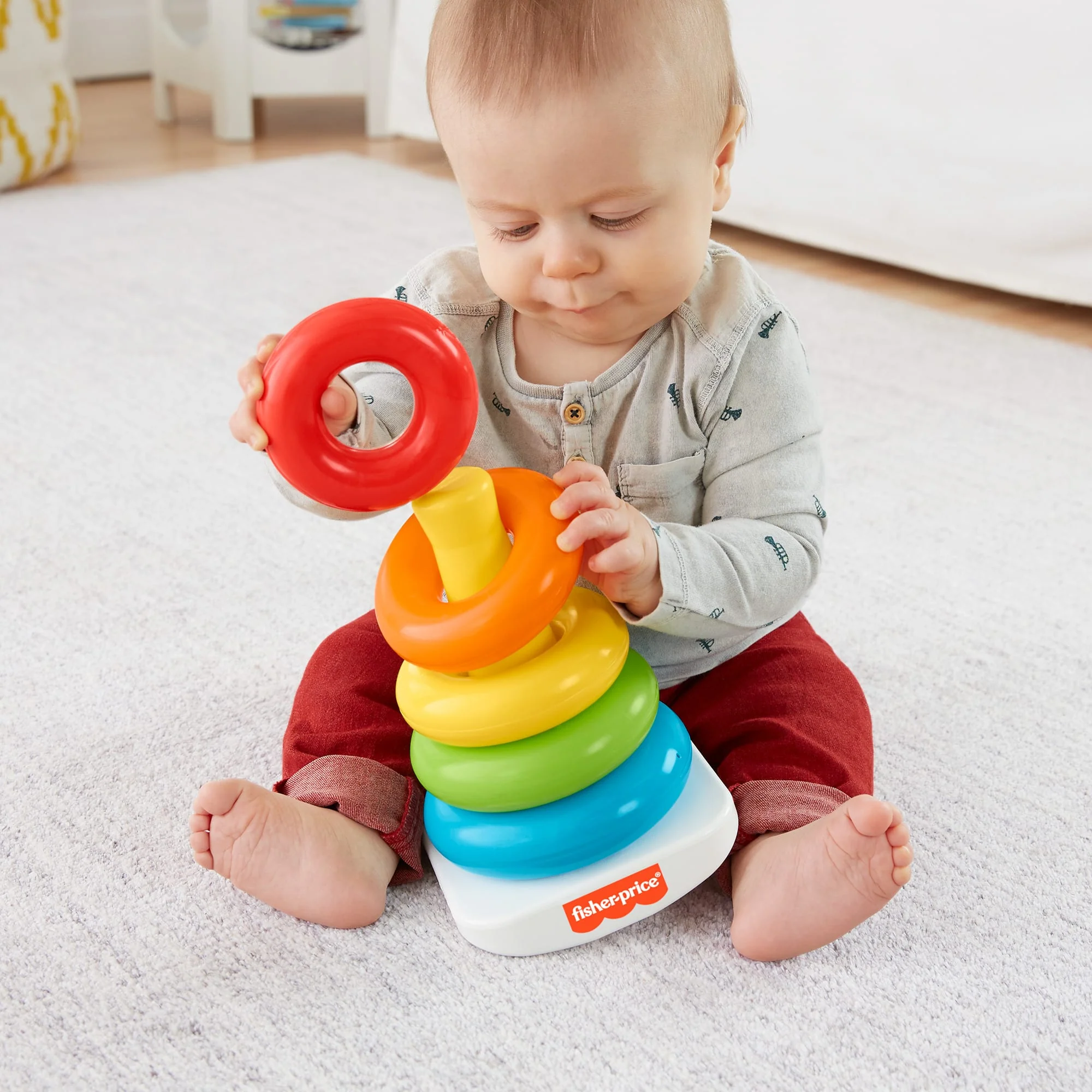 Fisher-Price Brinquedo para Bebês Pirâmide de Argolas - Image 2