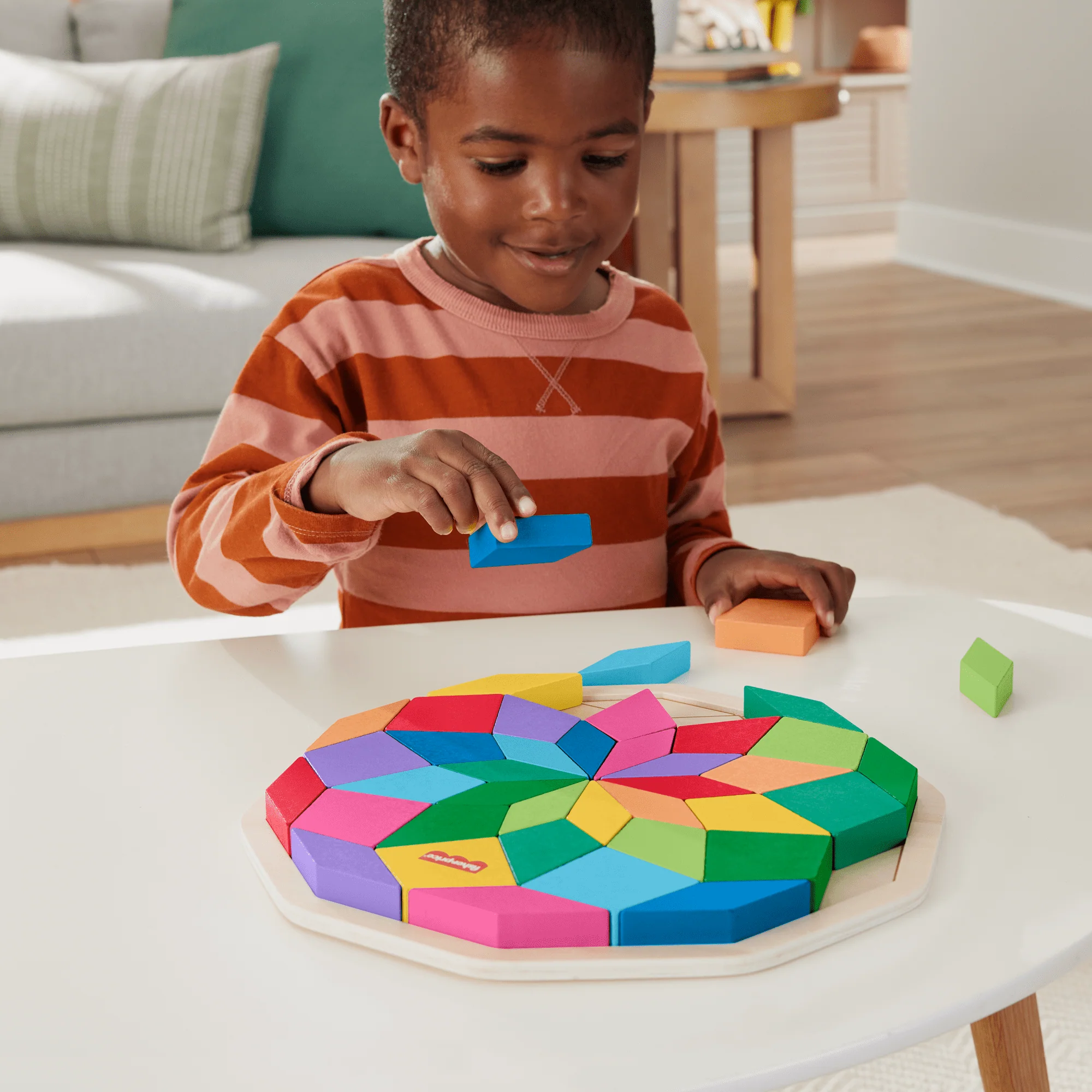 Fisher-Price Brinquedo para Bebês Quebra-cabeça de Madeira Mandala Geométrica - Image 2
