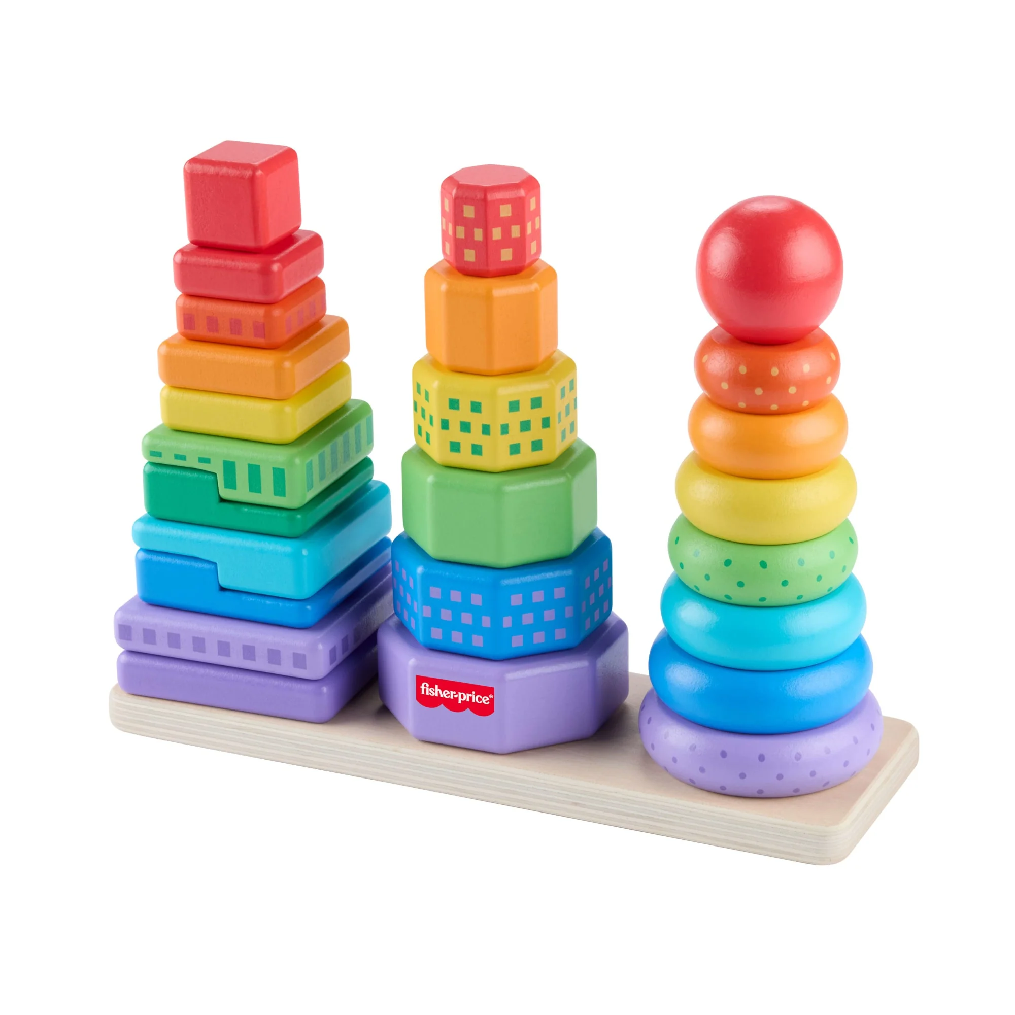 Fisher-Price Brinquedo para Bebês Torre de Atividades de Madeira - Image 4