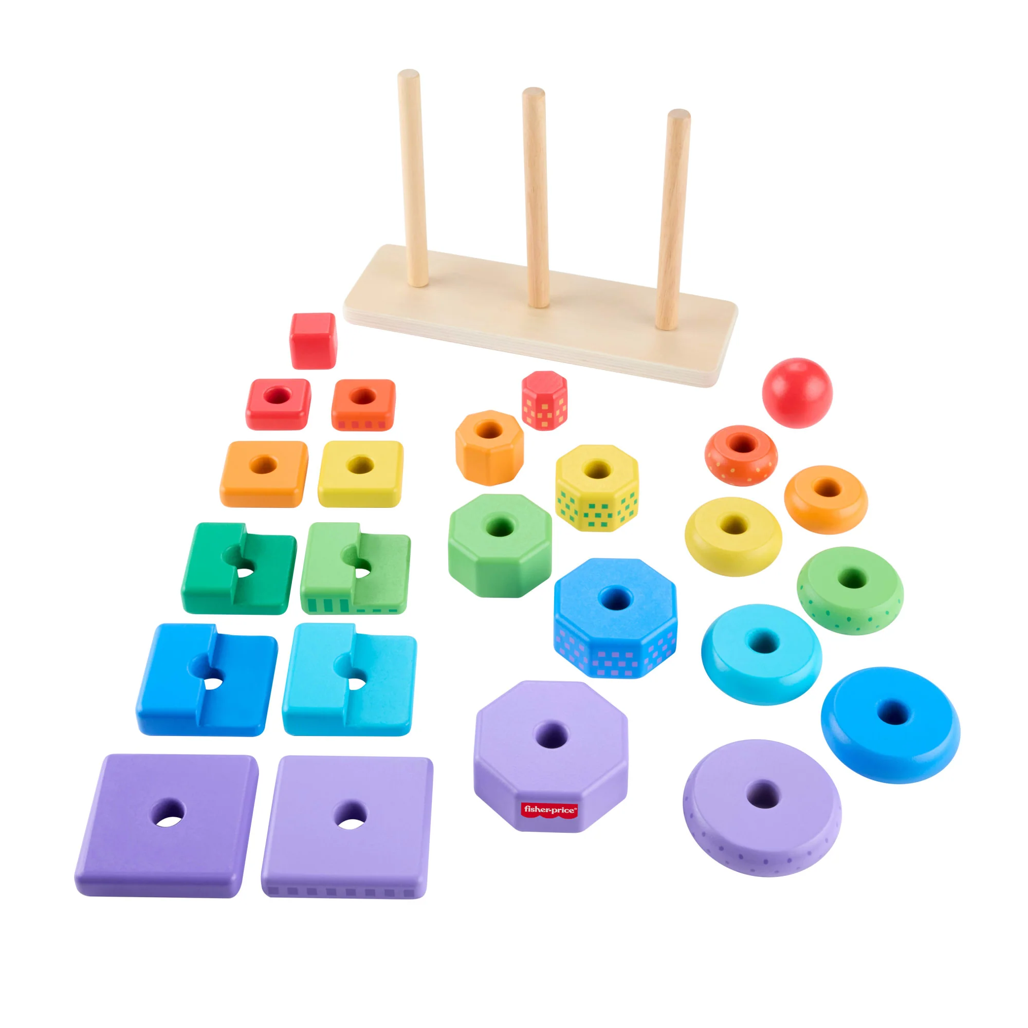 Fisher-Price Brinquedo para Bebês Torre de Atividades de Madeira - Image 5