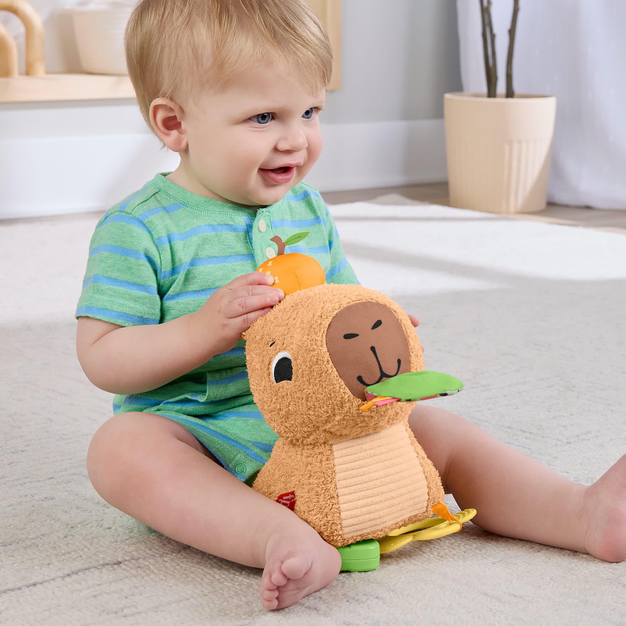 Fisher-Price® Capy Gourmand Doux, Jouet Sensoriel Pour Nouveau-Nés - Image 3