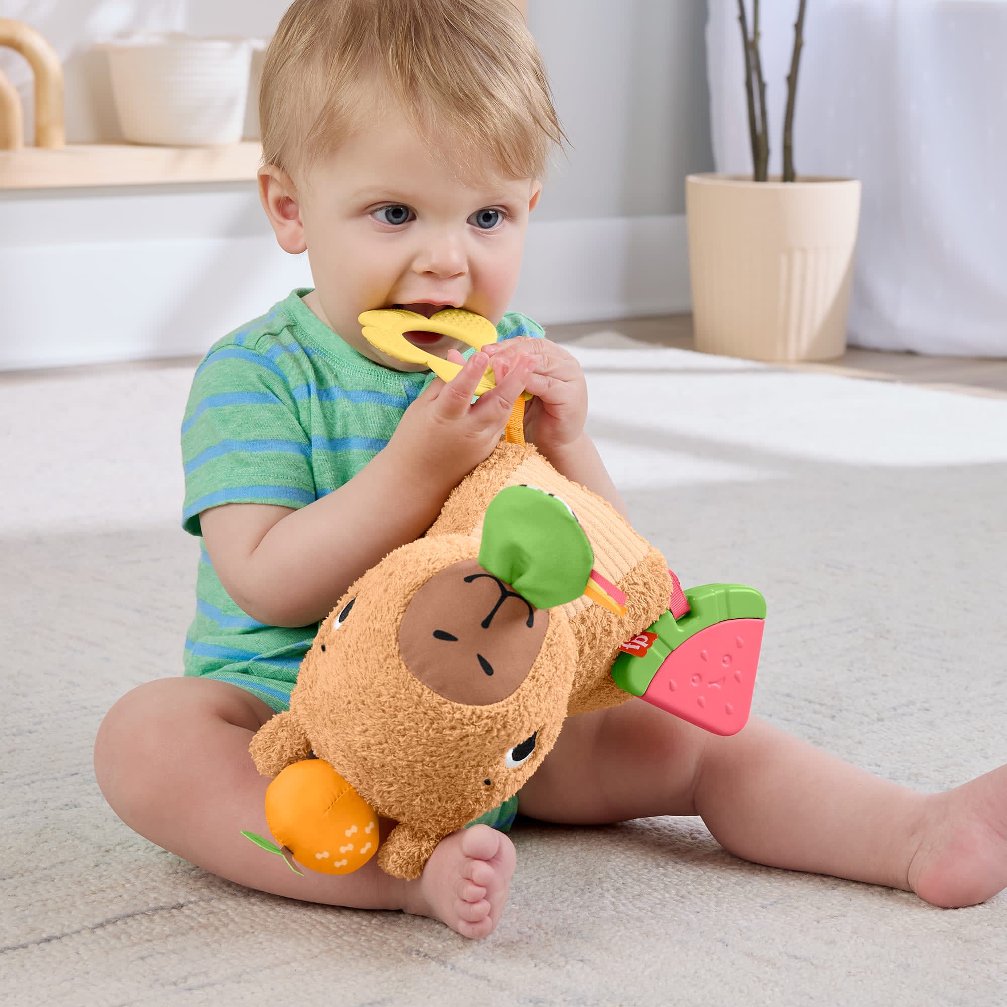 Fisher-Price® Capy Gourmand Doux, Jouet Sensoriel Pour Nouveau-Nés - Image 4