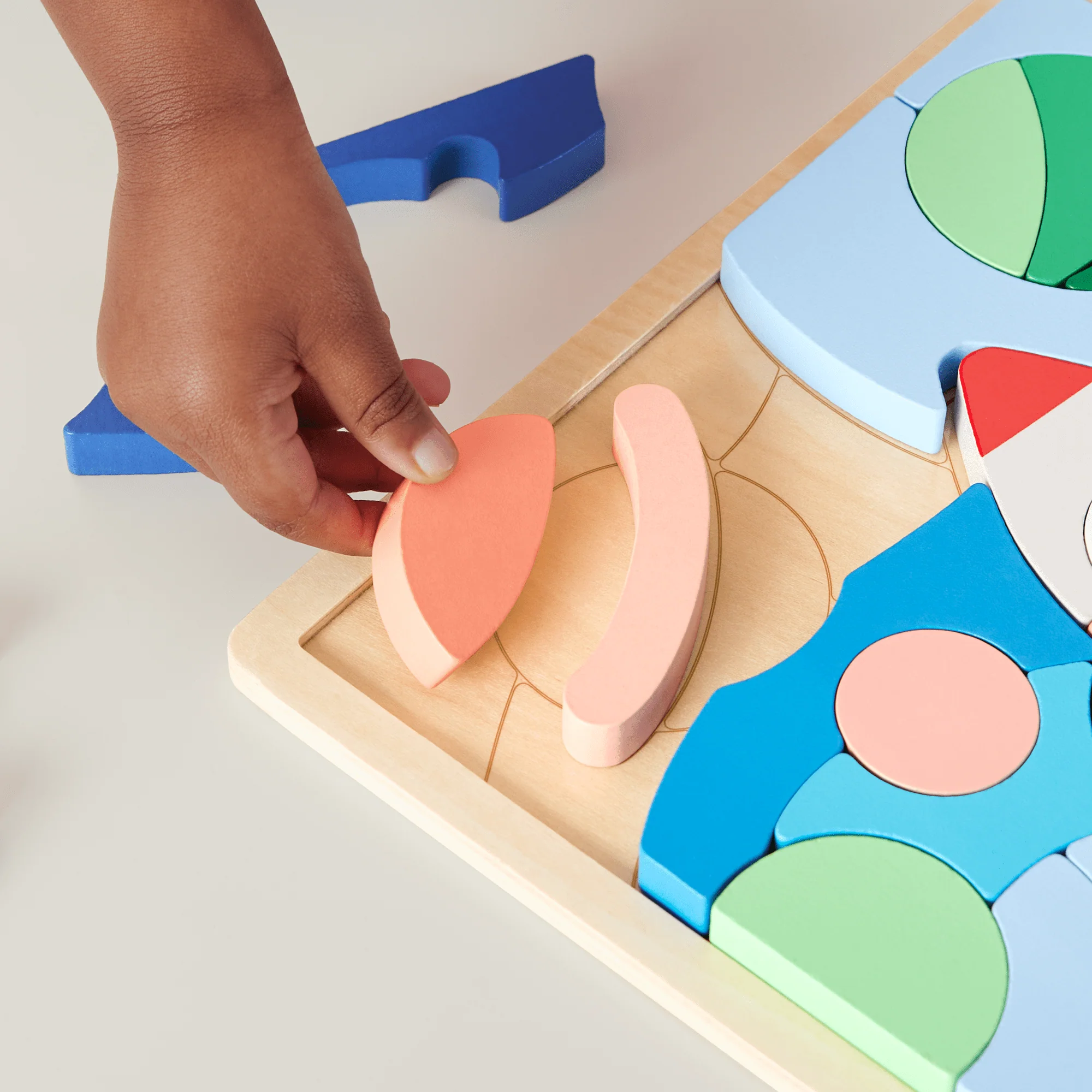 Fisher-Price  Casse-Tête de L’Espace en Bois, 42Éléments en Bois - Image 3