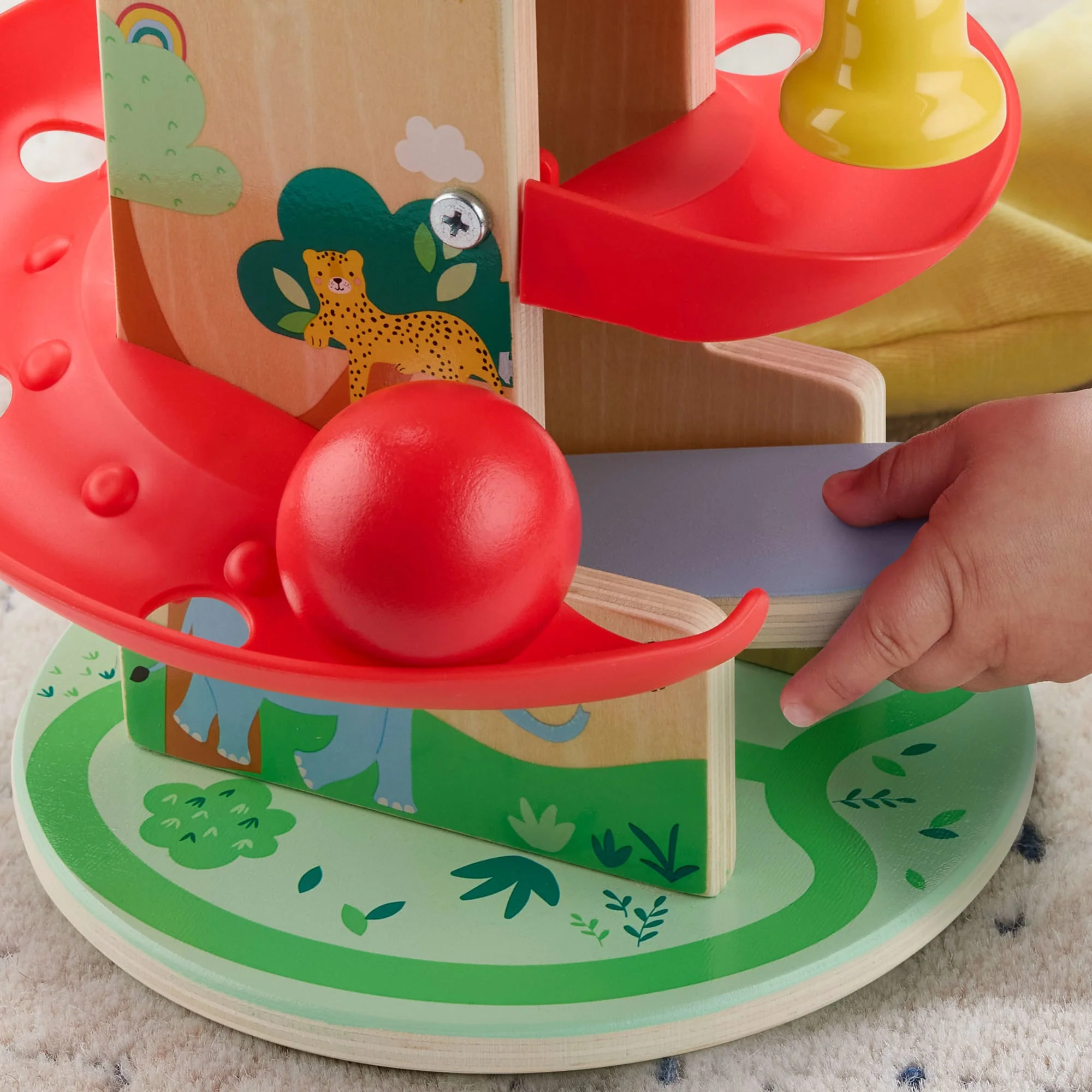 Fisher-Price  Circuit Cabane à Balle en Bois, 2Éléments en Bois - Image 4