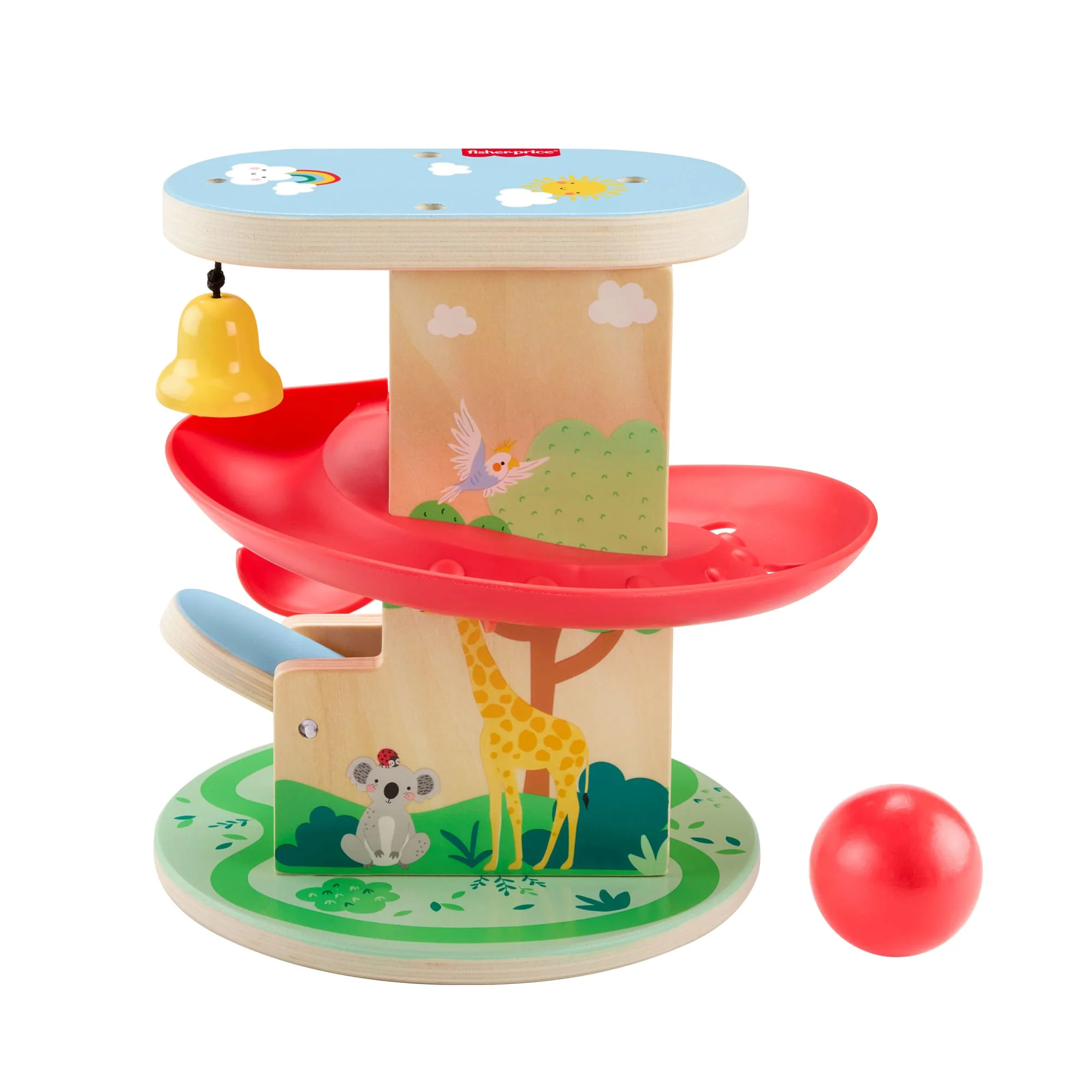 Fisher-Price  Circuit Cabane à Balle en Bois, 2Éléments en Bois - Image 5