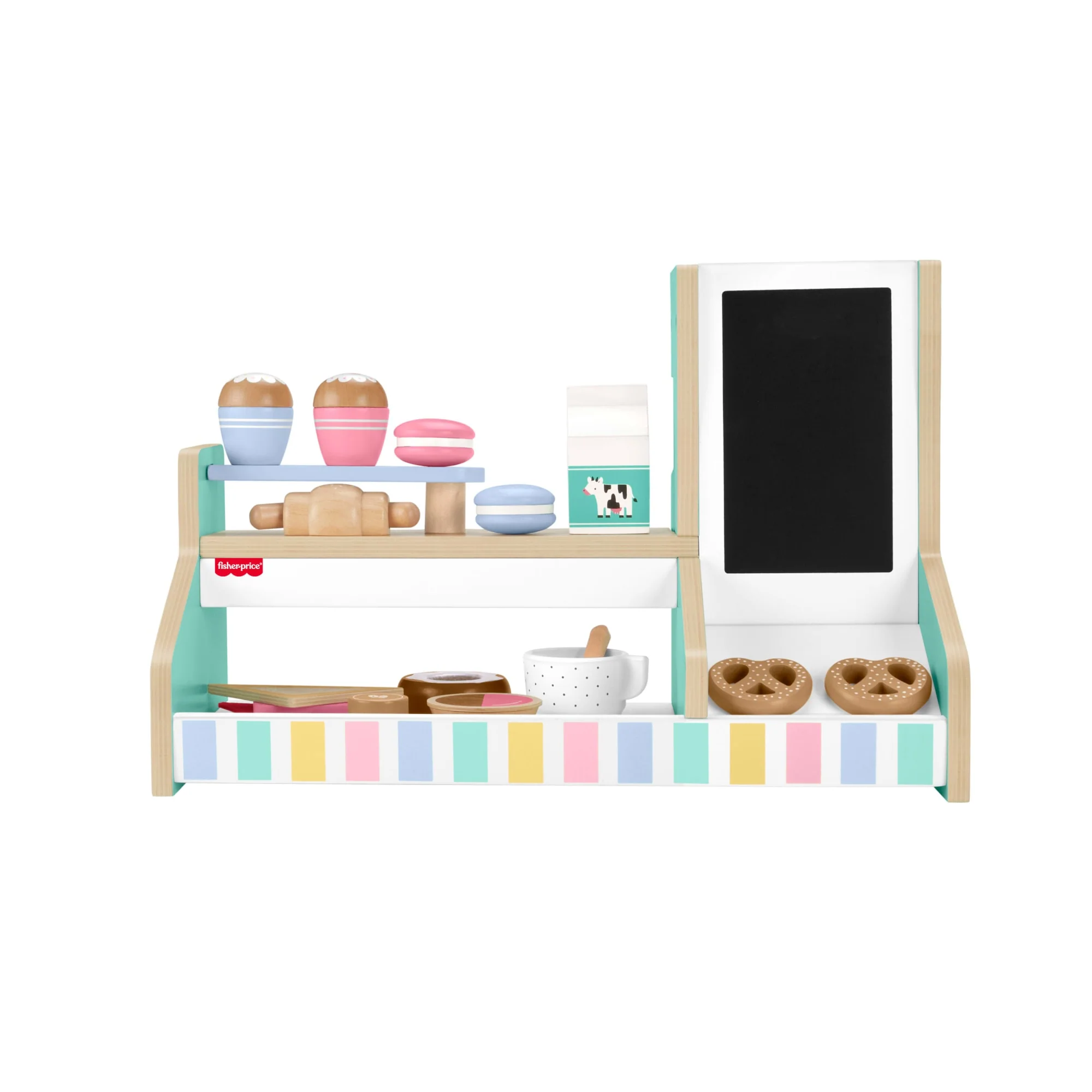 Fisher-Price® Coffret Café en Bois, 20Éléments en Bois - Image 6