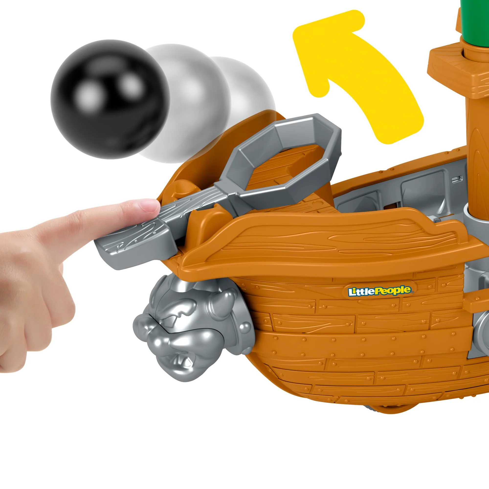 Fisher-Price-Coffret La Forteresse Volante de Bowser Little People - Image 3
