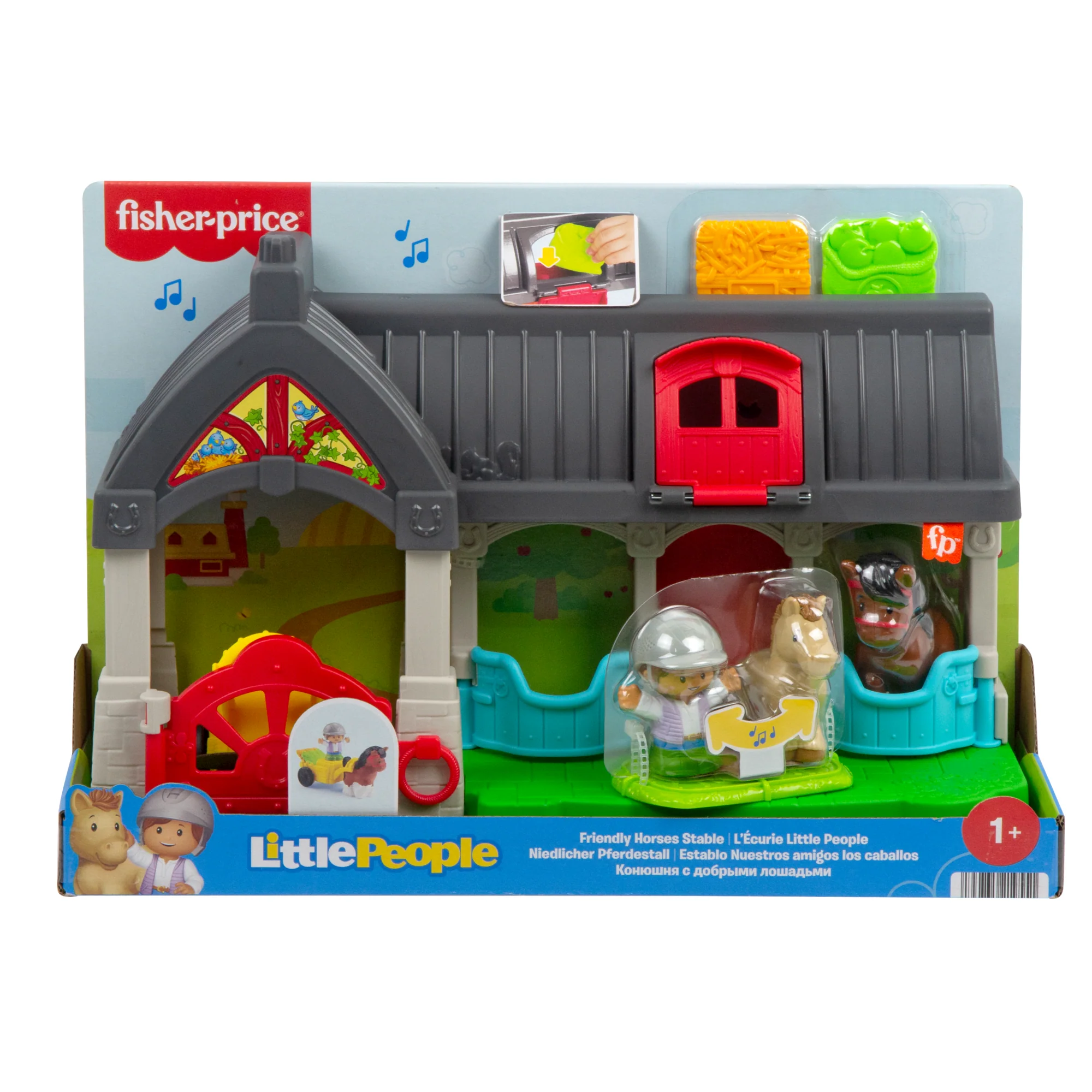 Fisher-Price-Little People-L’Écurie des Joyeux Chevaux Avec 6Éléments - Image 6