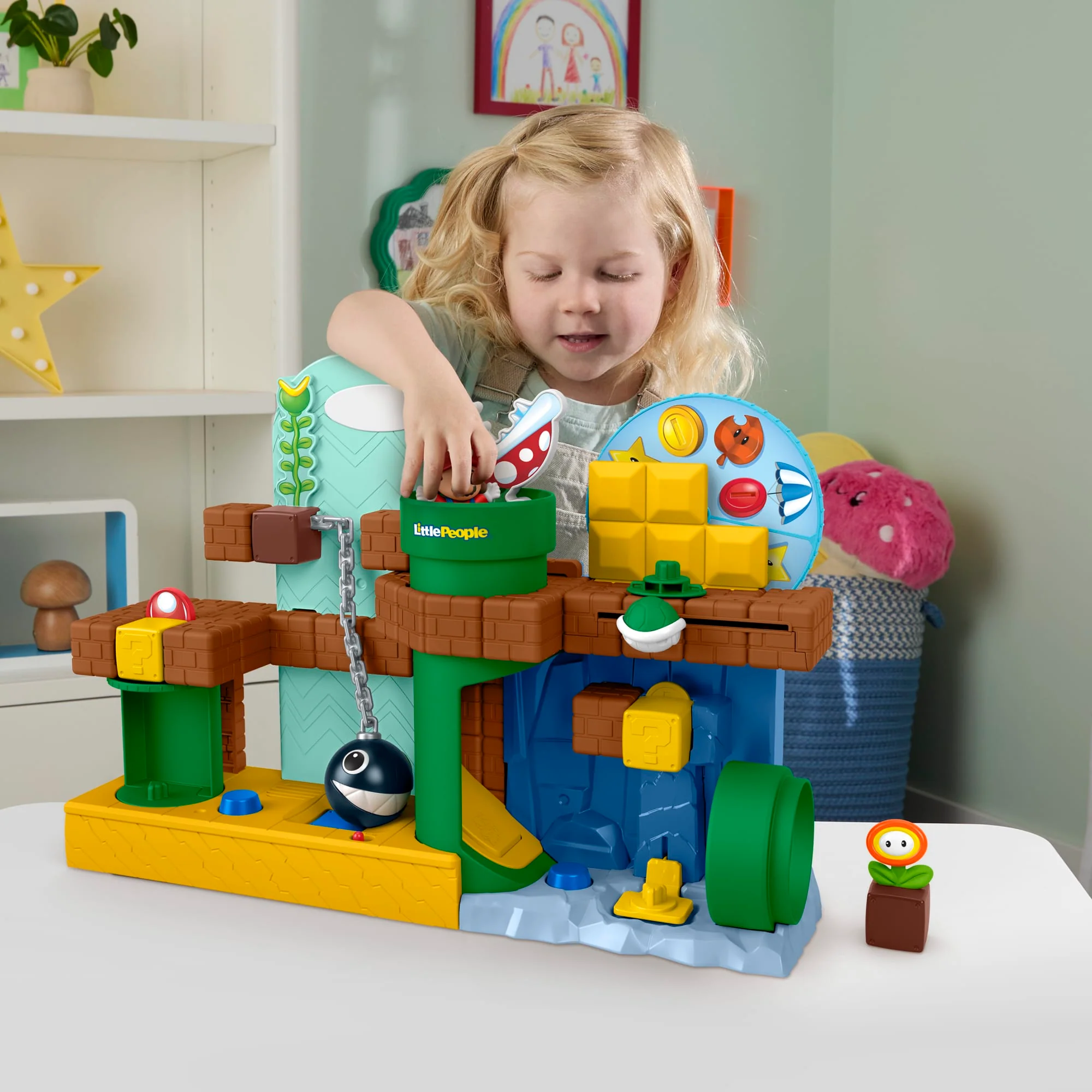Fisher-Price-Coffret Mon Aventure Avec Mario Little People - Image 2