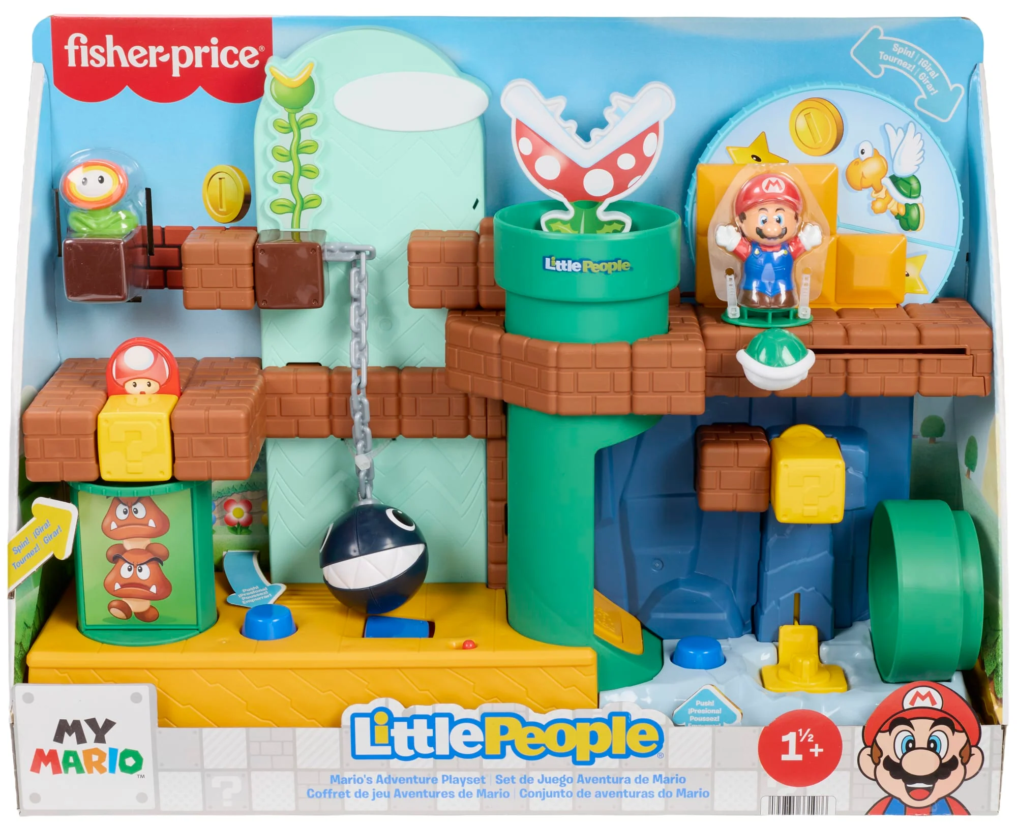 Fisher-Price-Coffret Mon Aventure Avec Mario Little People - Image 6
