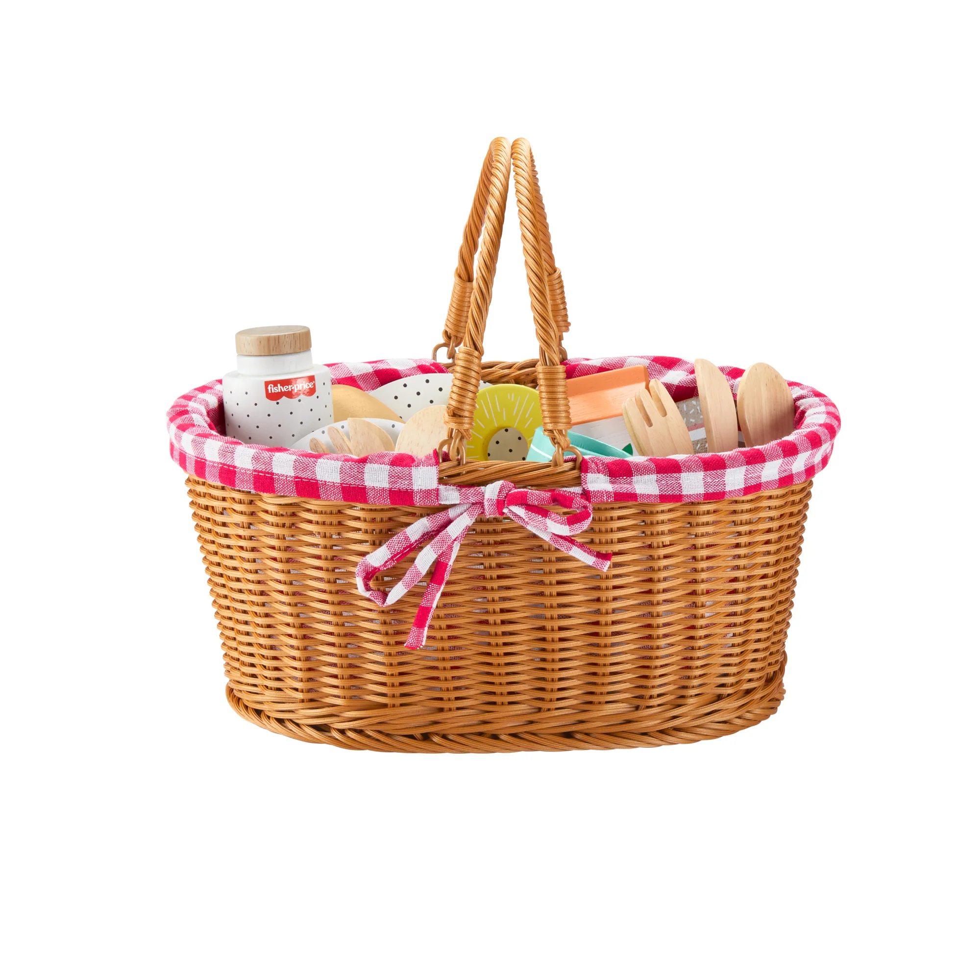 Fisher-Price Coffret Panier de Pique-Nique en Bois, 31Éléments - Image 6