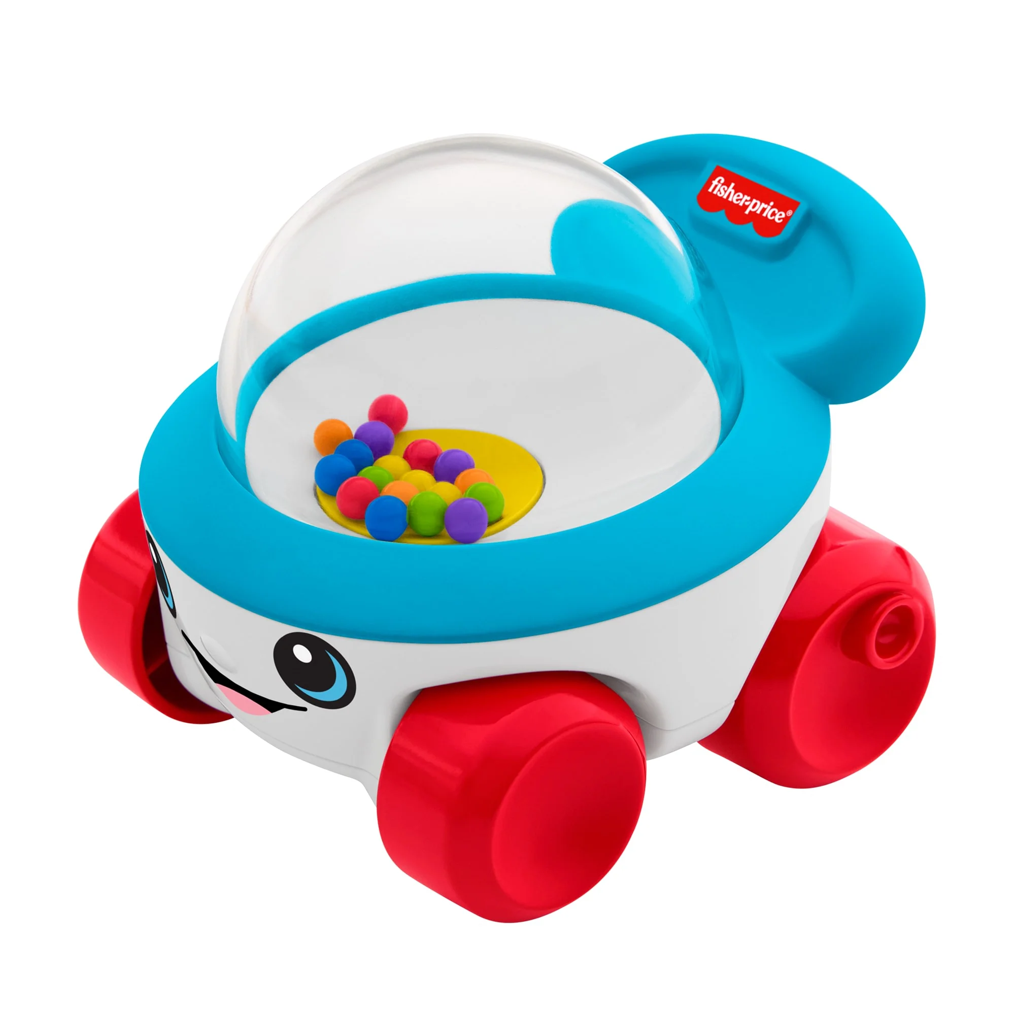 Fisher-Price Corn Popper Vehicle Push-Along Toy With Sounds For Baby & Toddler
