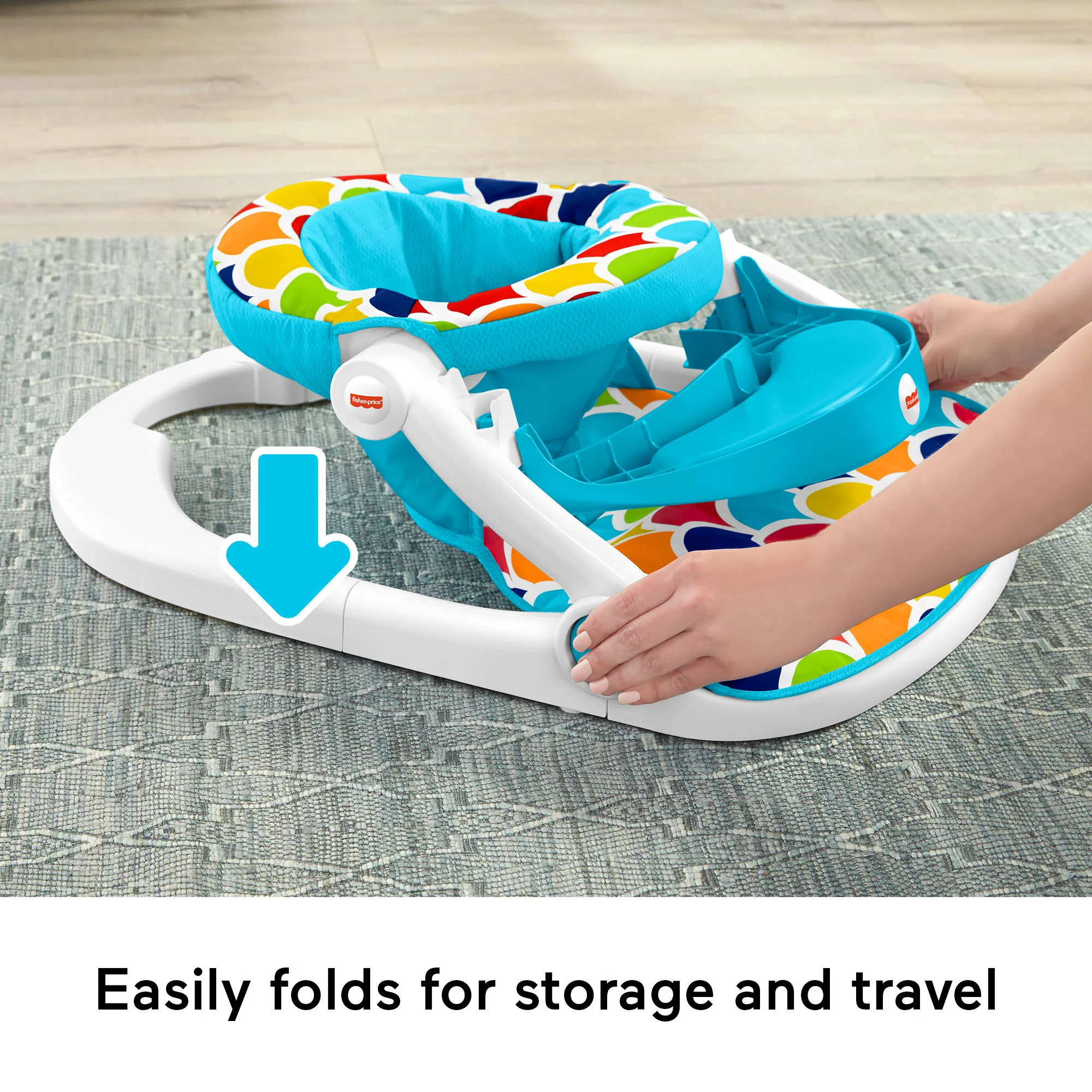 Fisher-Price Deluxe Sit-Me-Up Floor Seat With Toy Tray - Image 3