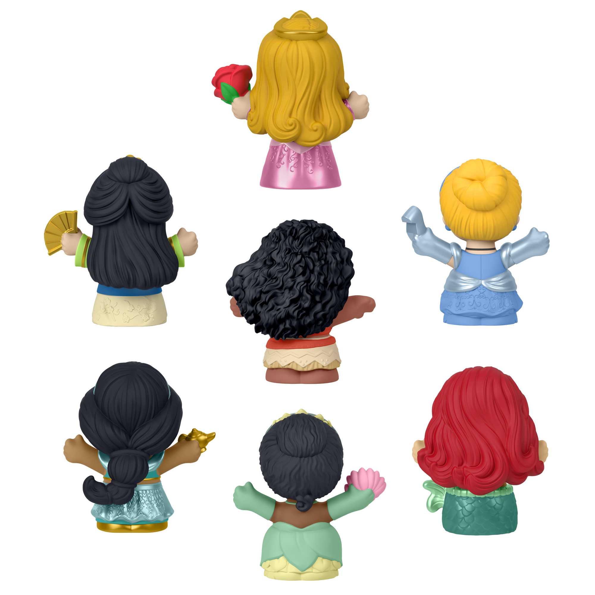 Fisher-Price-Disney-Little People-Coffret Figurines Princesses, Bambin - Image 3