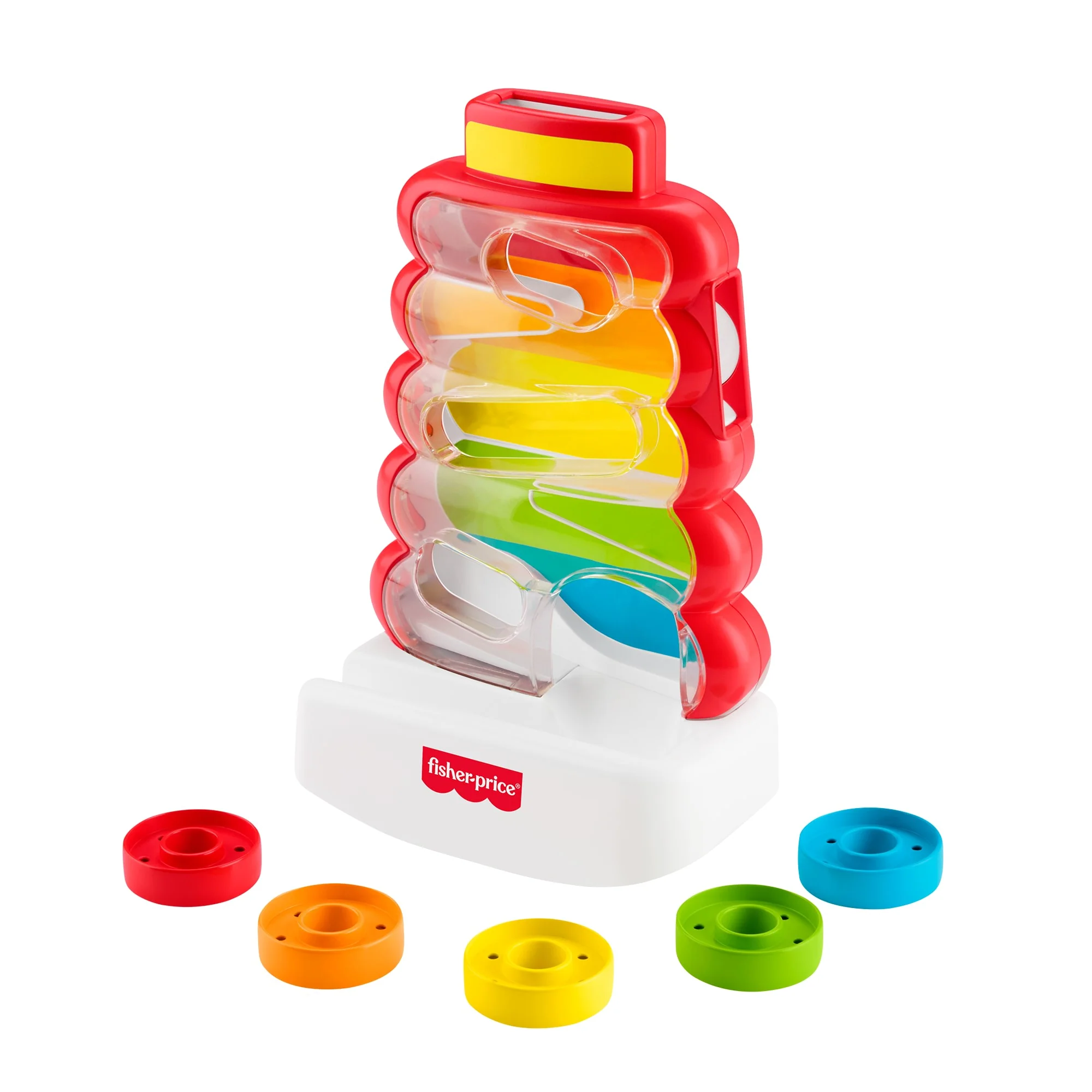 Fisher-Price-Empile-Tout Rigolo-Jouet D’Éveil Avec Jetons à Insérer