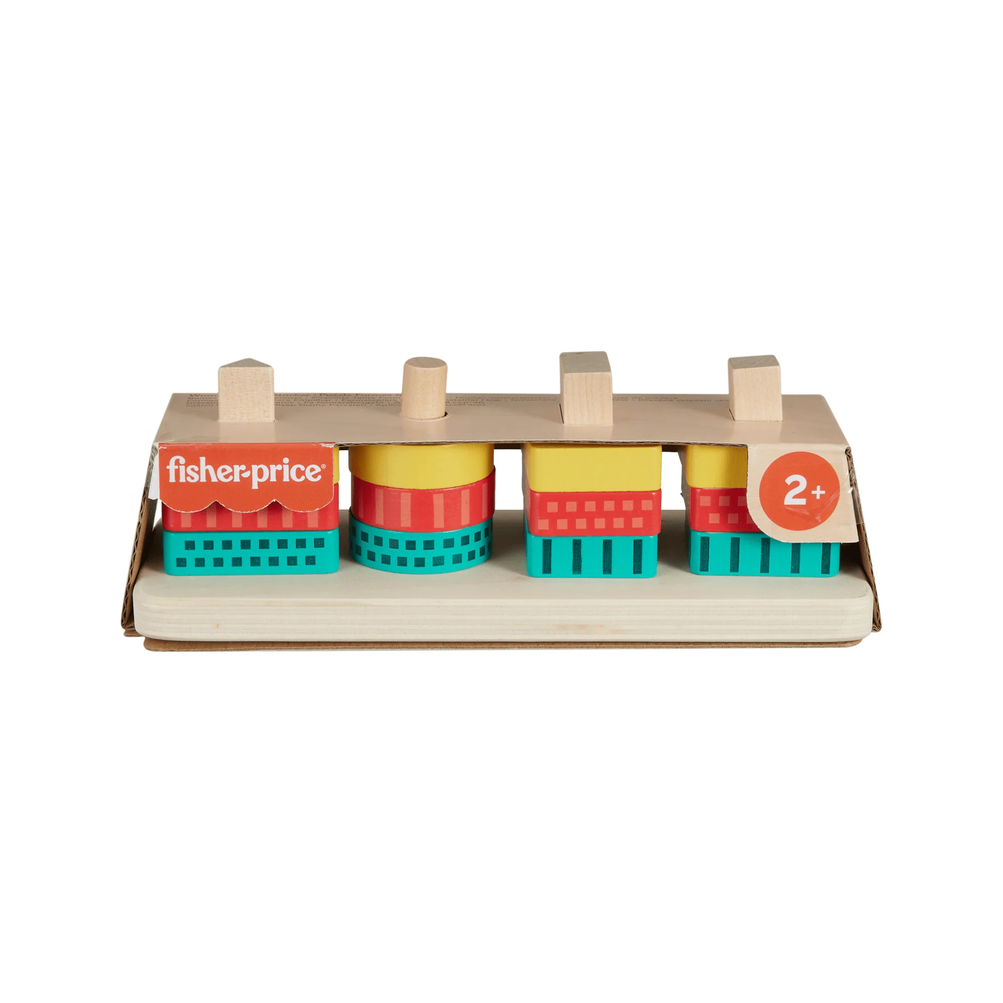 Fisher-Price Empileur de Formes en Bois, Triage, 13 Éléments - Image 6