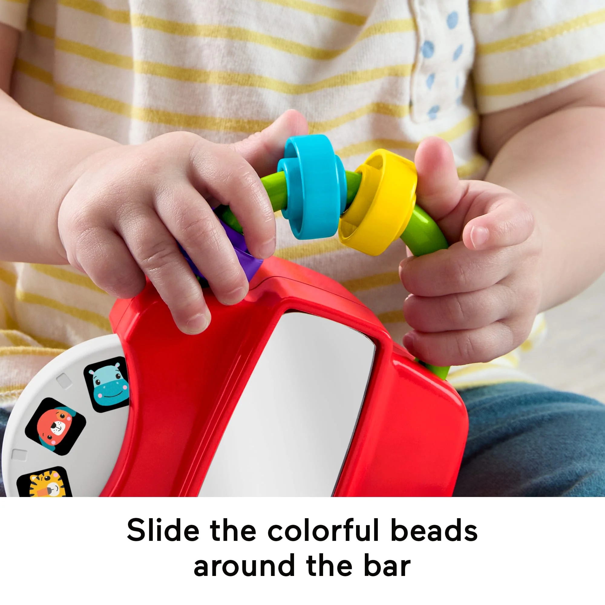 Fisher-Price Fidget Activity Viewer Baby Toy, Fine Motor Skill Developmental Play - Image 5
