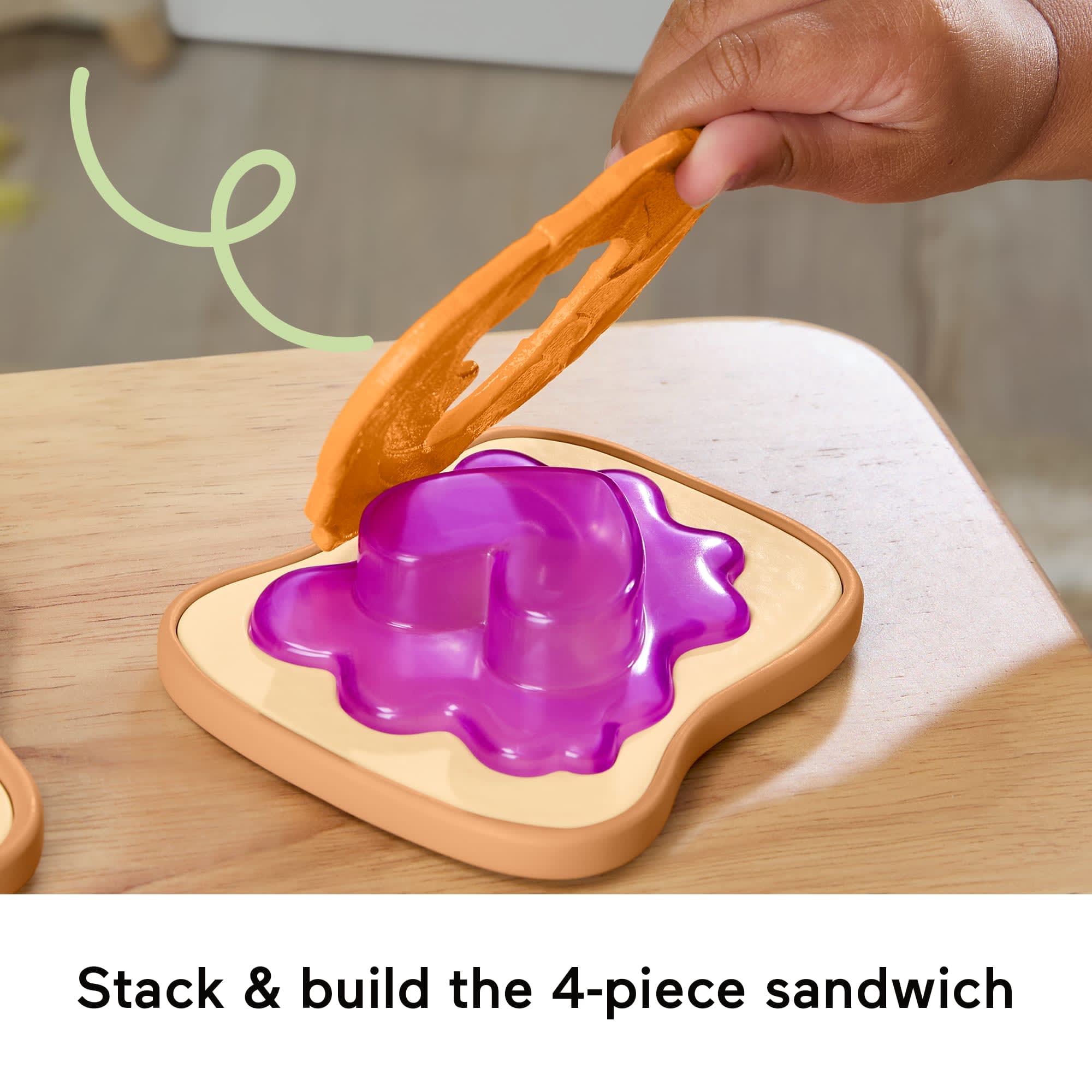 Fisher-Price Friendship Forest Activity Lunchbox, Pretend Food Play Toy For Toddlers, 9 Pieces - Image 3