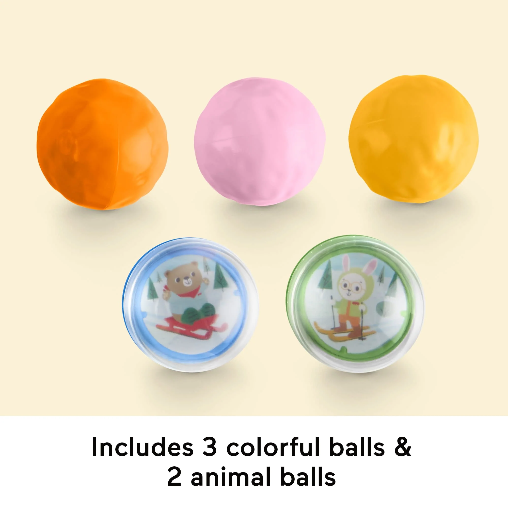 Fisher-Price Friendship Forest Ball Drop Mountain Developmental Activity Toy For Baby, 5 Balls - Image 5
