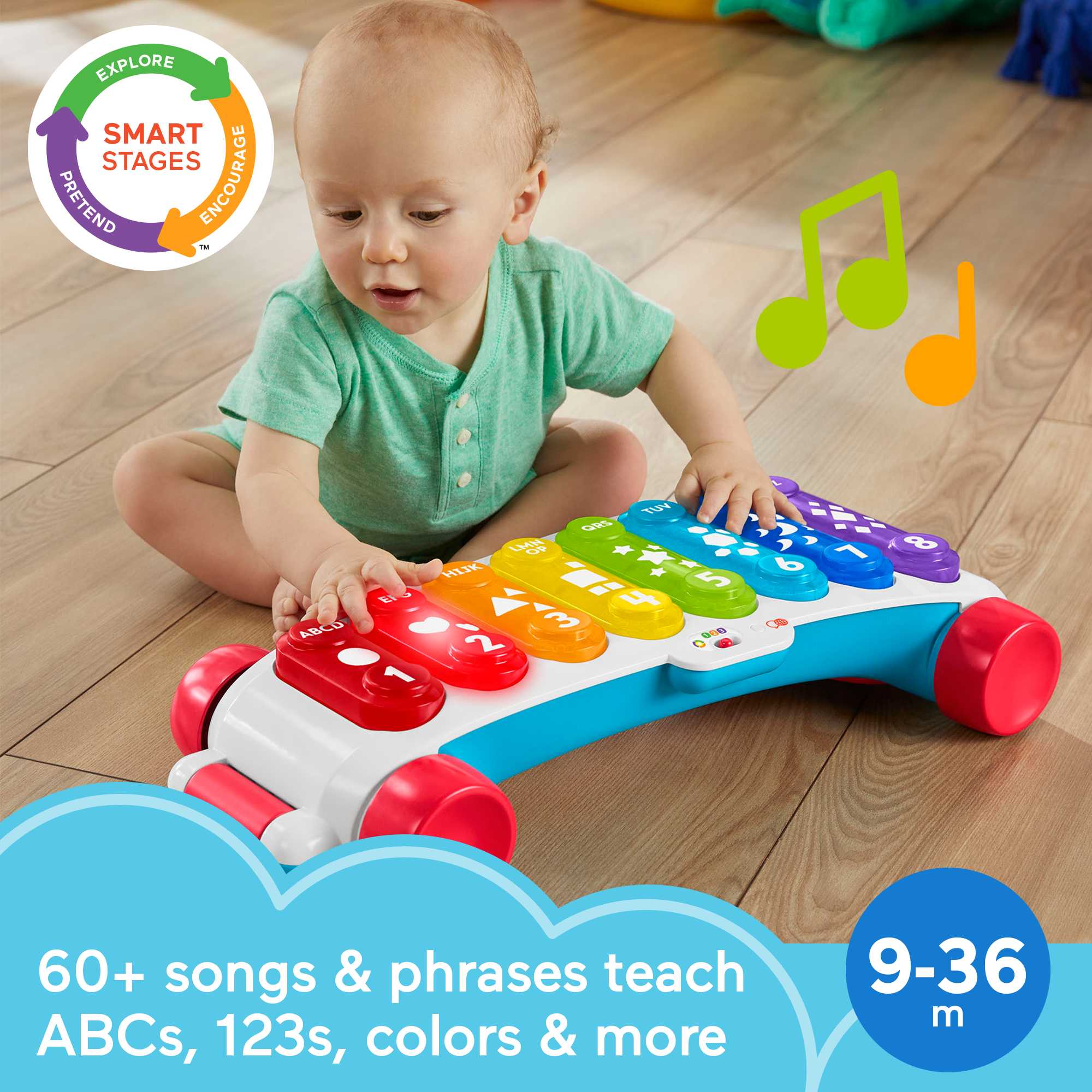 Fisher-Price Giant Light-Up Xylophone - English & French Version - Image 2