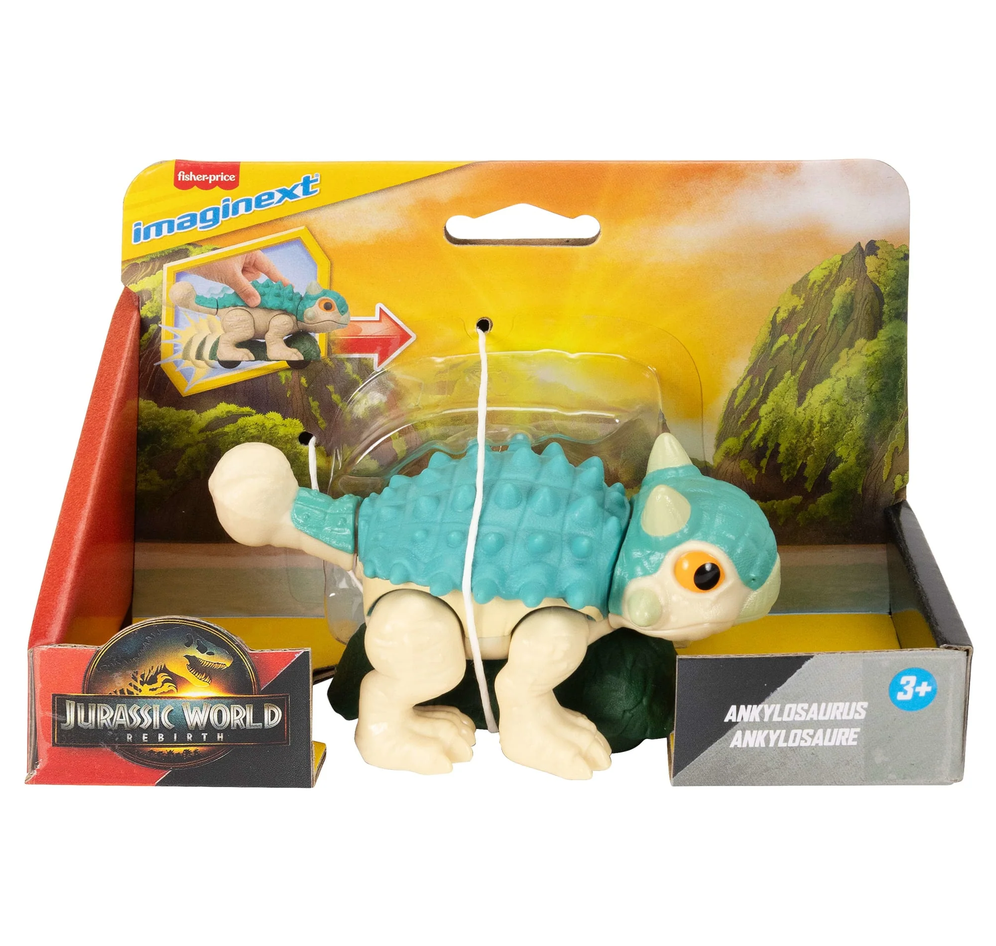 Fisher-Price  Imaginext  Jurassic World  Ankylosaure, Mouvement. - Image 6