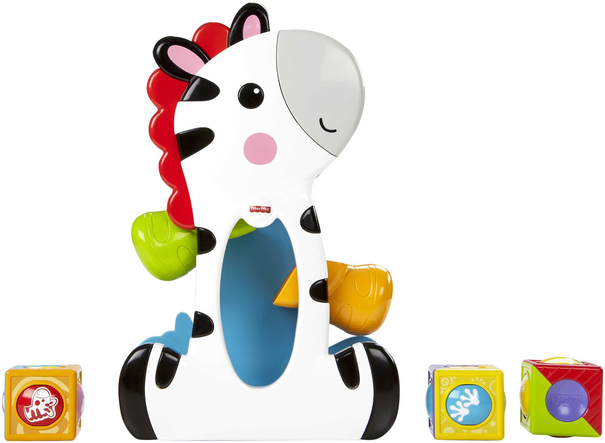 Fisher-Price Juguete para Bebés Cebra Bloques de Actividades - Image 3