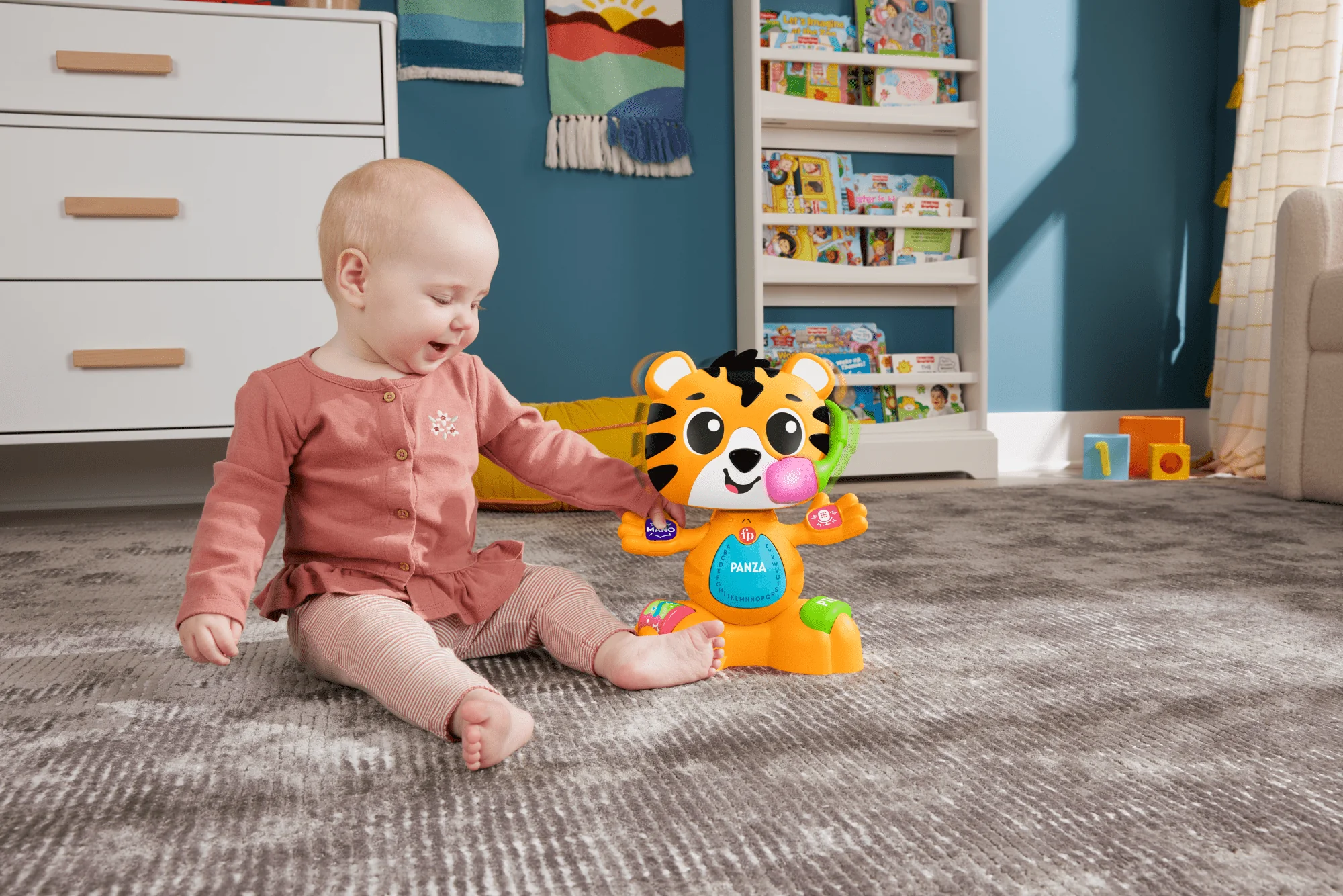 Fisher-Price Juguete para Bebés Escuadrón Musical Tigre Canta Conmigo - Image 2