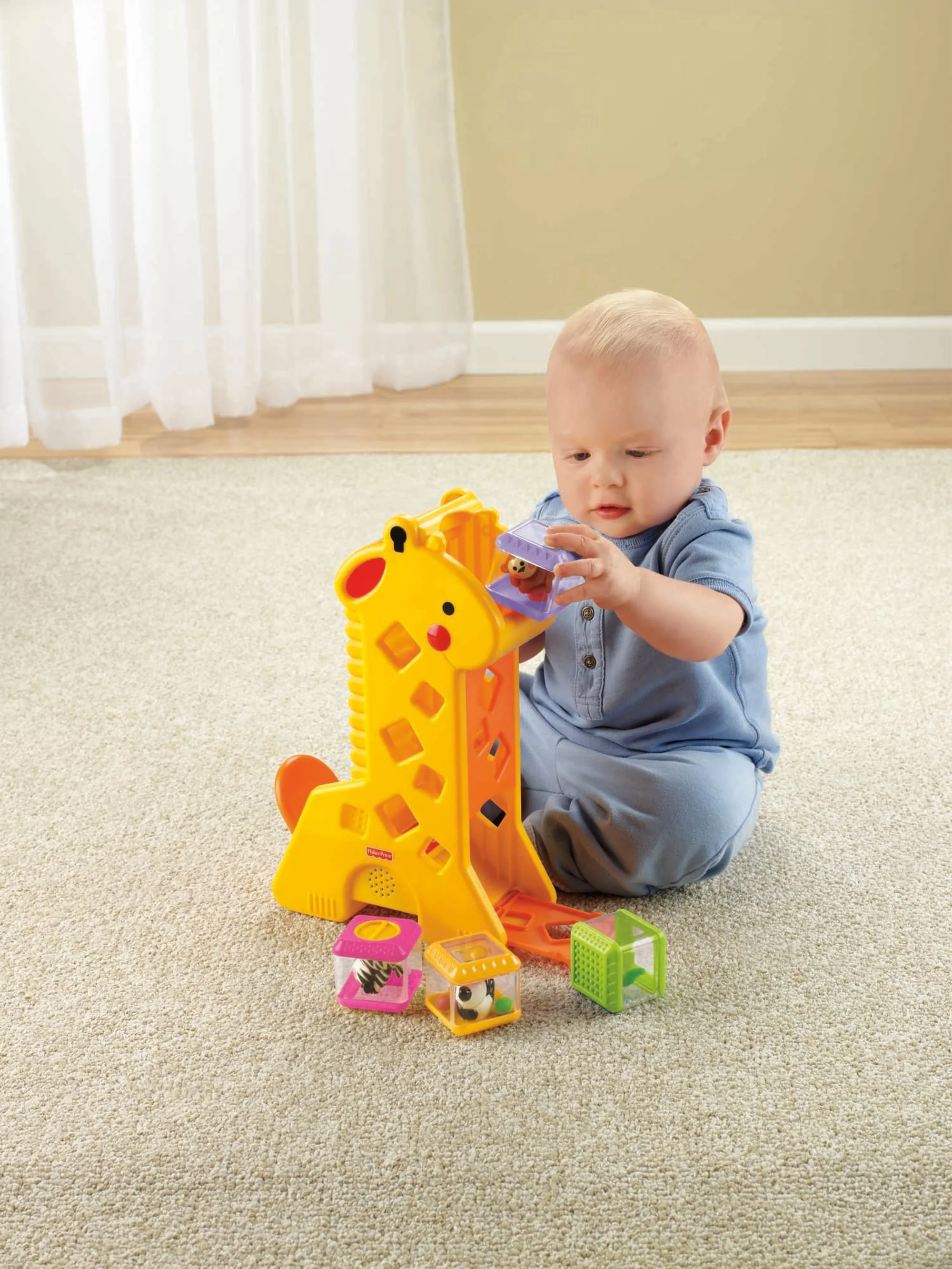 Fisher-Price Juguete para Bebés Jirafa Bloques Divertidos - Image 2